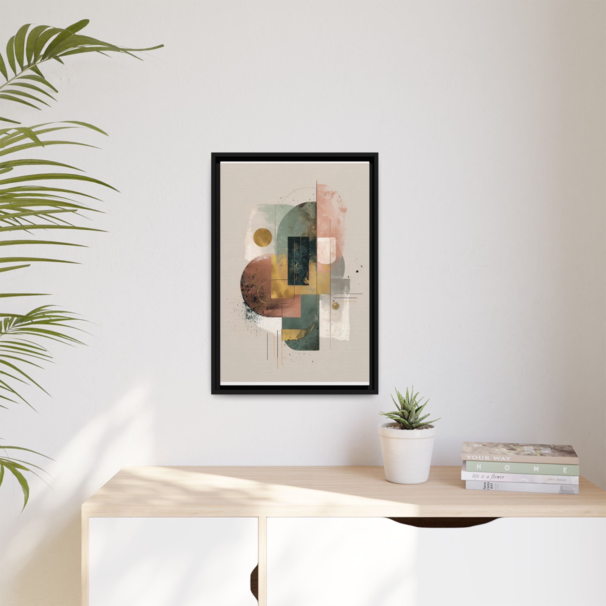 Organic Geometries: Fragmented Forms, Digital Abstract Composition, Layered Minimalist Art   |   Custom Orders Accepted