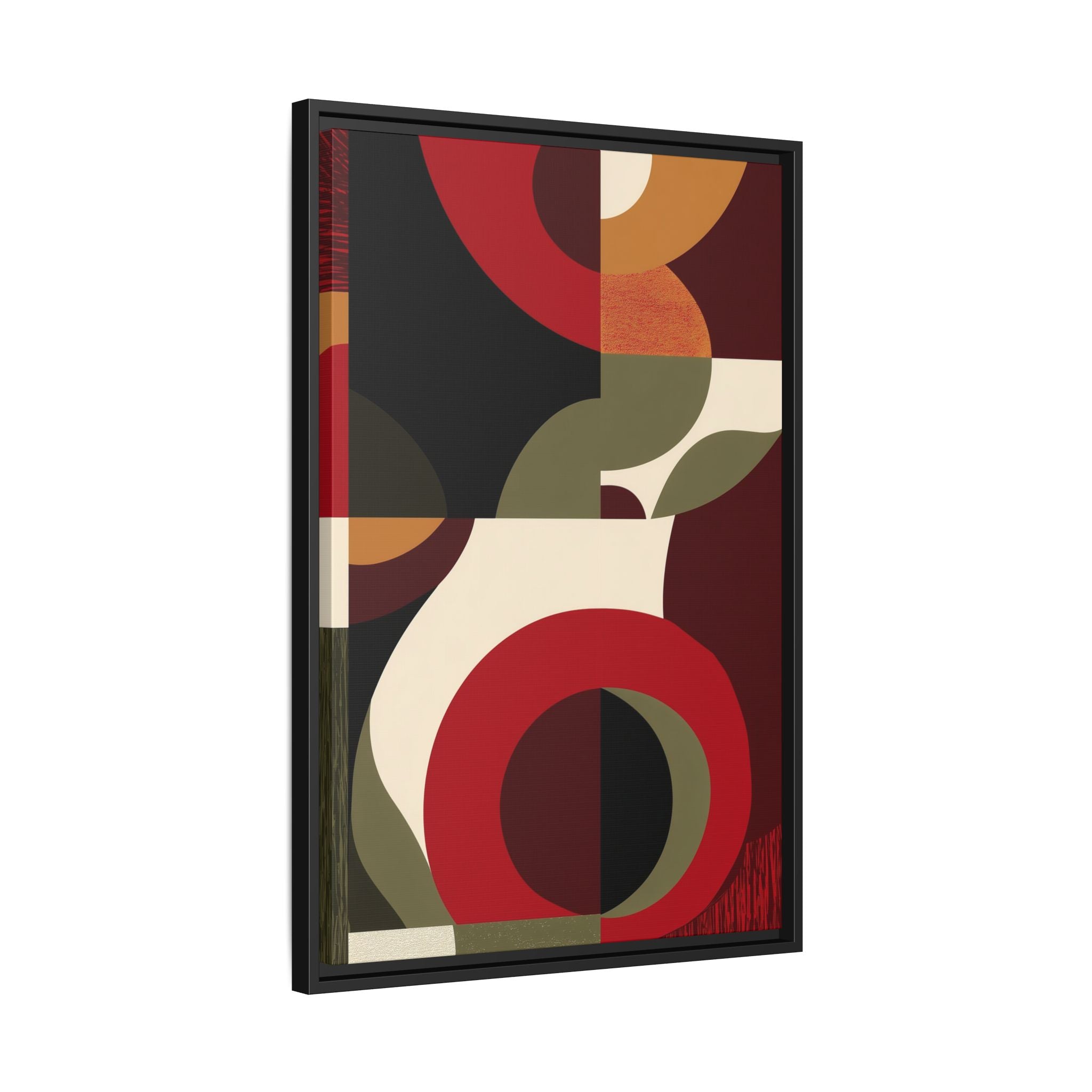 Geometric Intersections: Mid-Century Modern Design, Abstract Architectural Composition, Rhythmic Curved Forms   |   Custom Orders Accepted