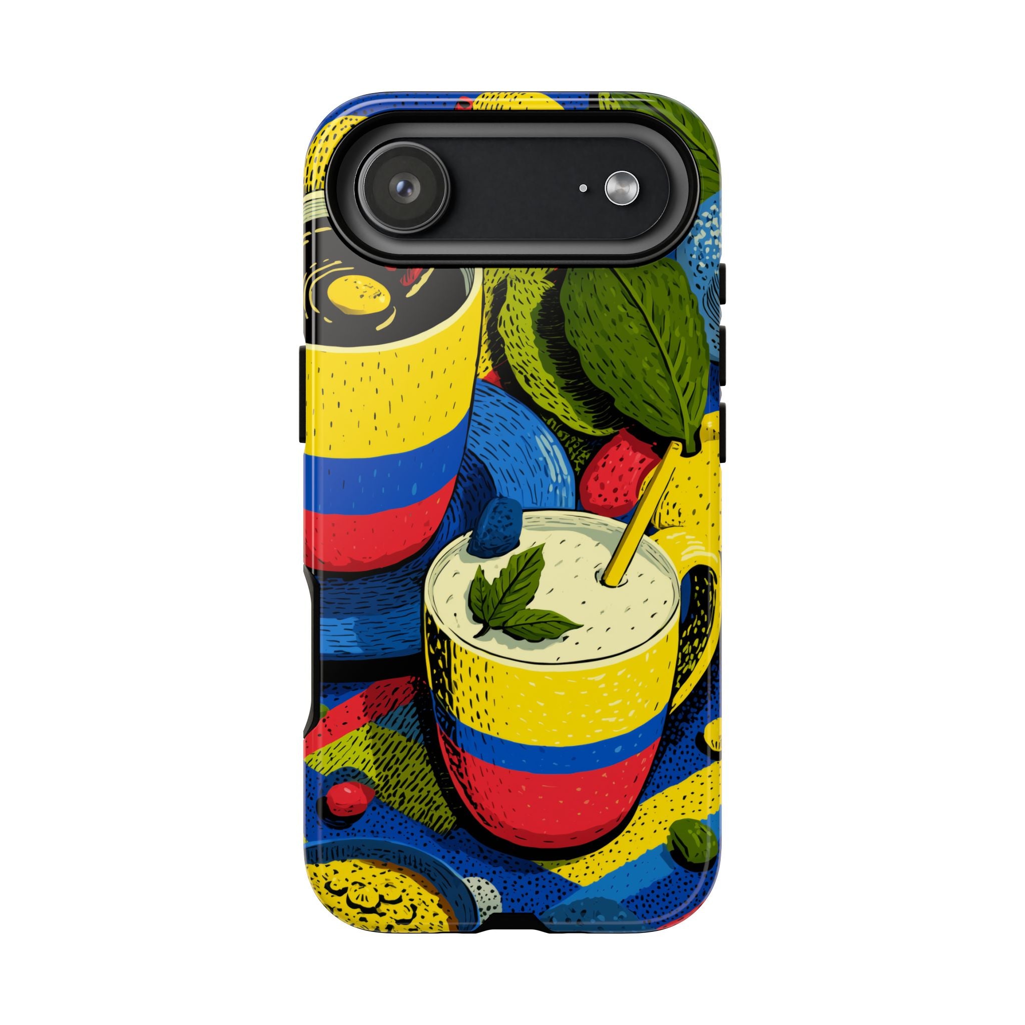 Vibrant Phone Case for Tough Cases | Colorful Colombian Art, Unique Gift, Trendy Accessory, Summer Style, Festival Must-Have