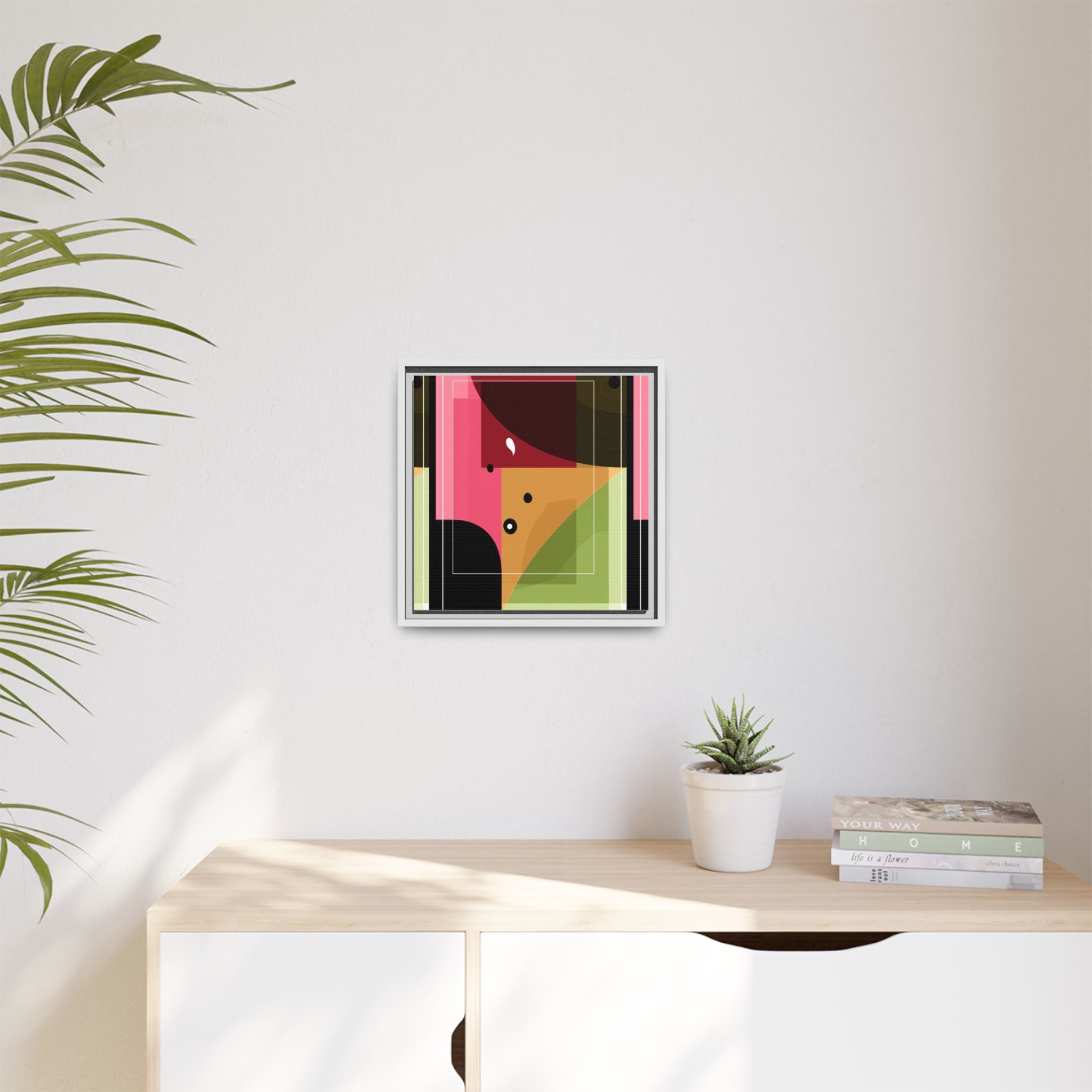 Geometric Convergence: Abstract Modernist Composition, Constructivist Color Blocking, Layered Geometric Design   |   Custom Orders Accepted