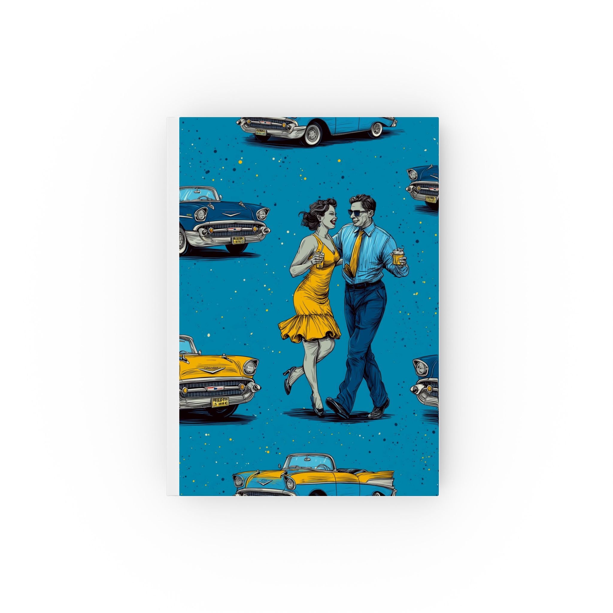 Cruisin' the Fifties: Retro Americana Illustration, Classic Chevrolet Design, Mid-Century Social Scene | Custom Orders Accepted