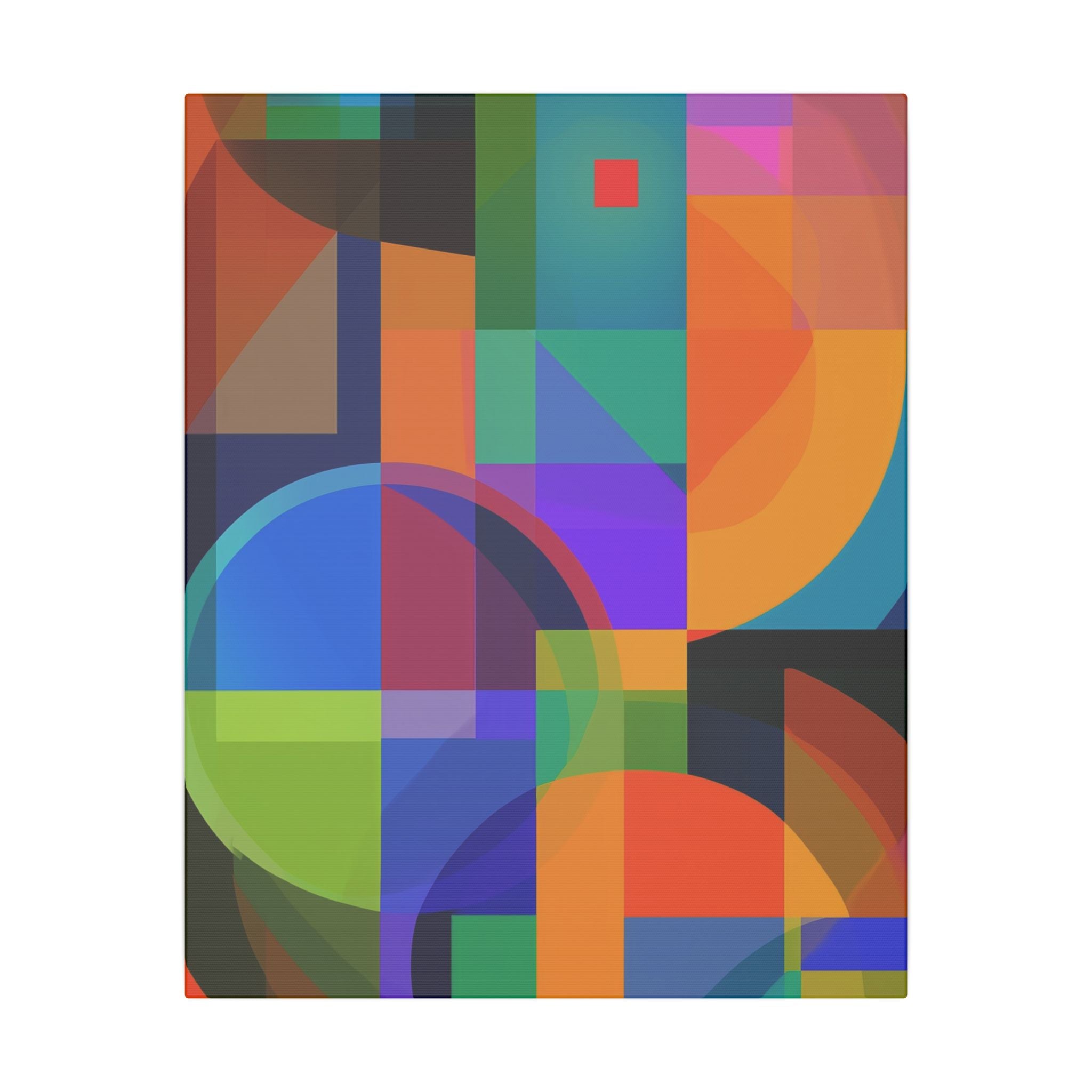 Geometric Intersections: Cubist Color Dynamics, Abstract Constructivist Design, Layered Chromatic Composition   |   Custom Orders Accepted