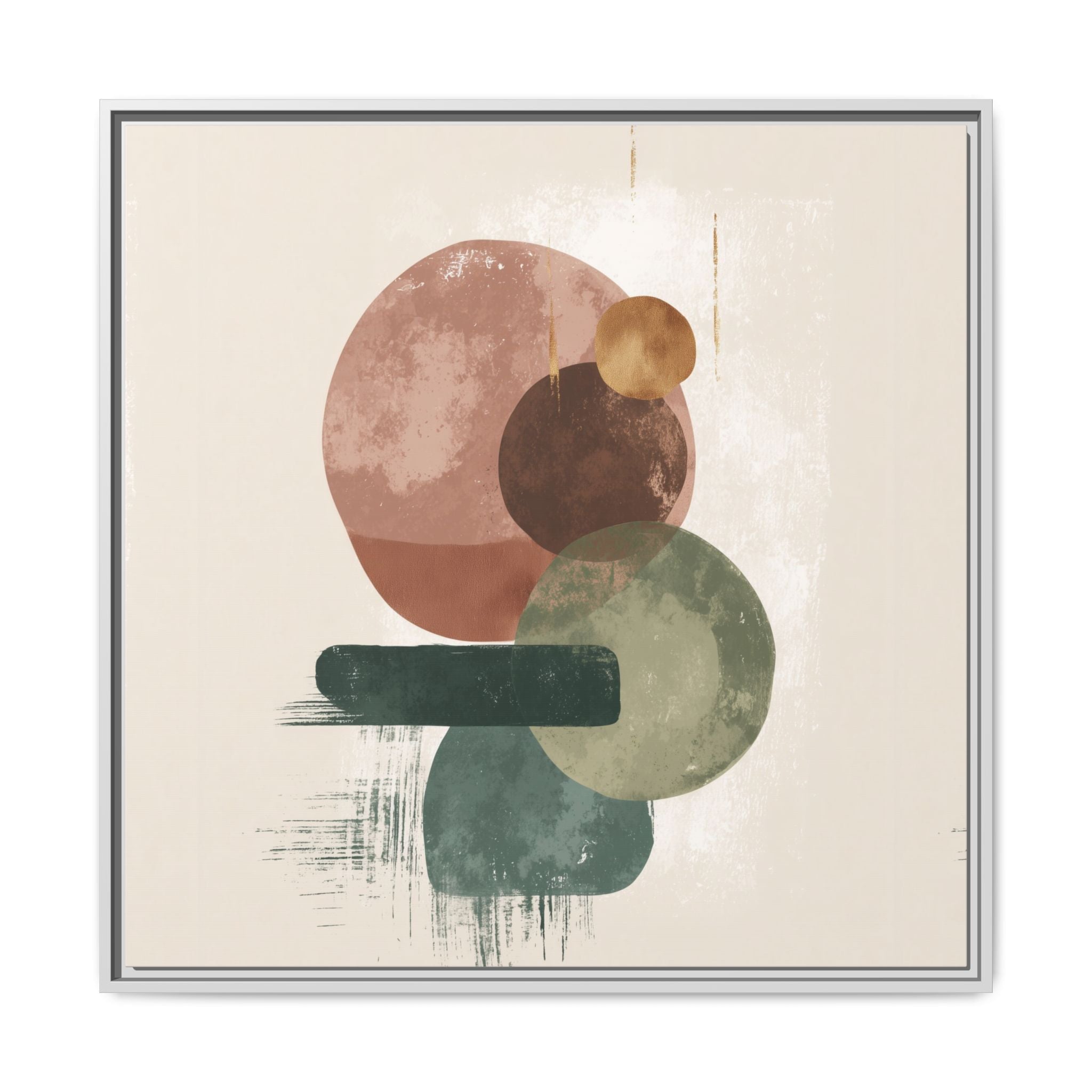 Organic Intersections: Watercolor Abstraction, Earth Tone Composition, Modern Minimalist Art   |   Custom Orders Accepted