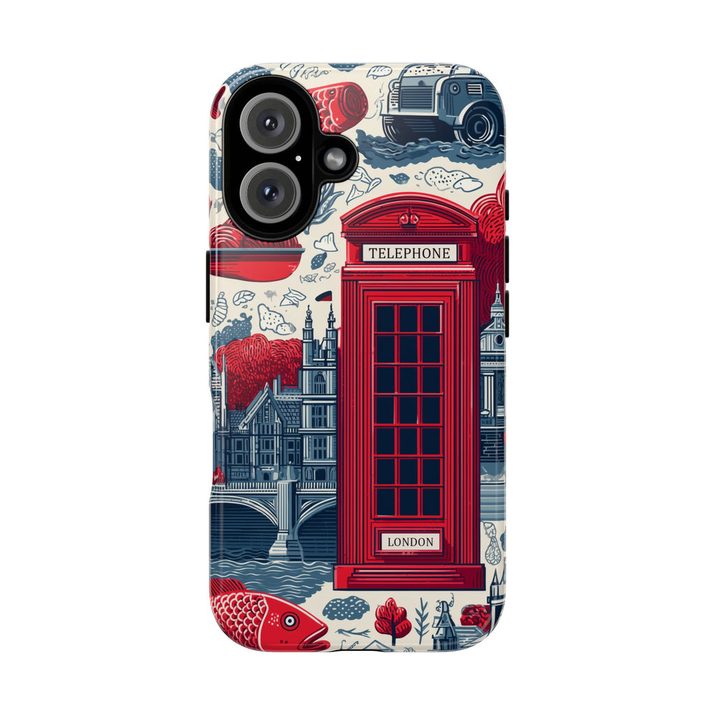 Stylish Phone Case Featuring Iconic London Design, Protective Cover, Gift for Travelers, Trendy Accessory, UK Inspired Tech Gear