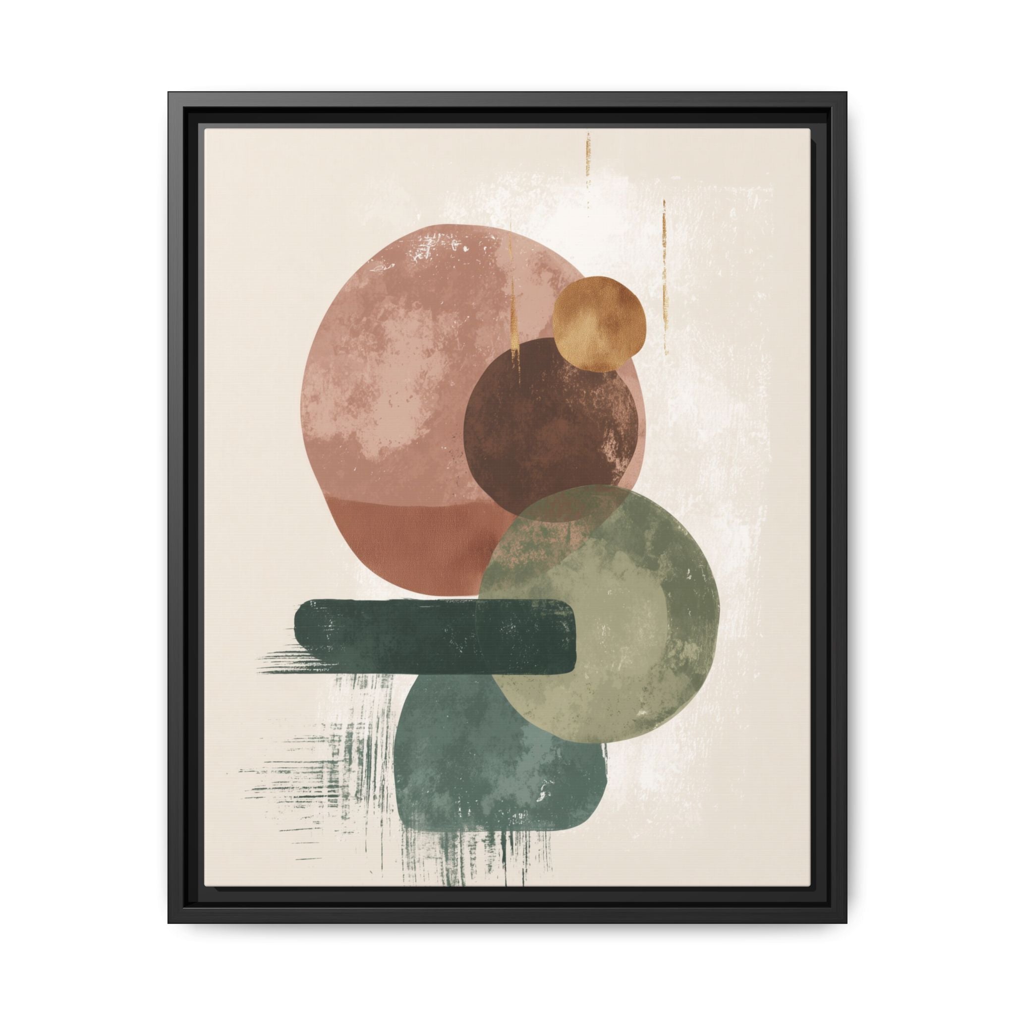 Organic Intersections: Watercolor Abstraction, Earth Tone Composition, Modern Minimalist Art   |   Custom Orders Accepted