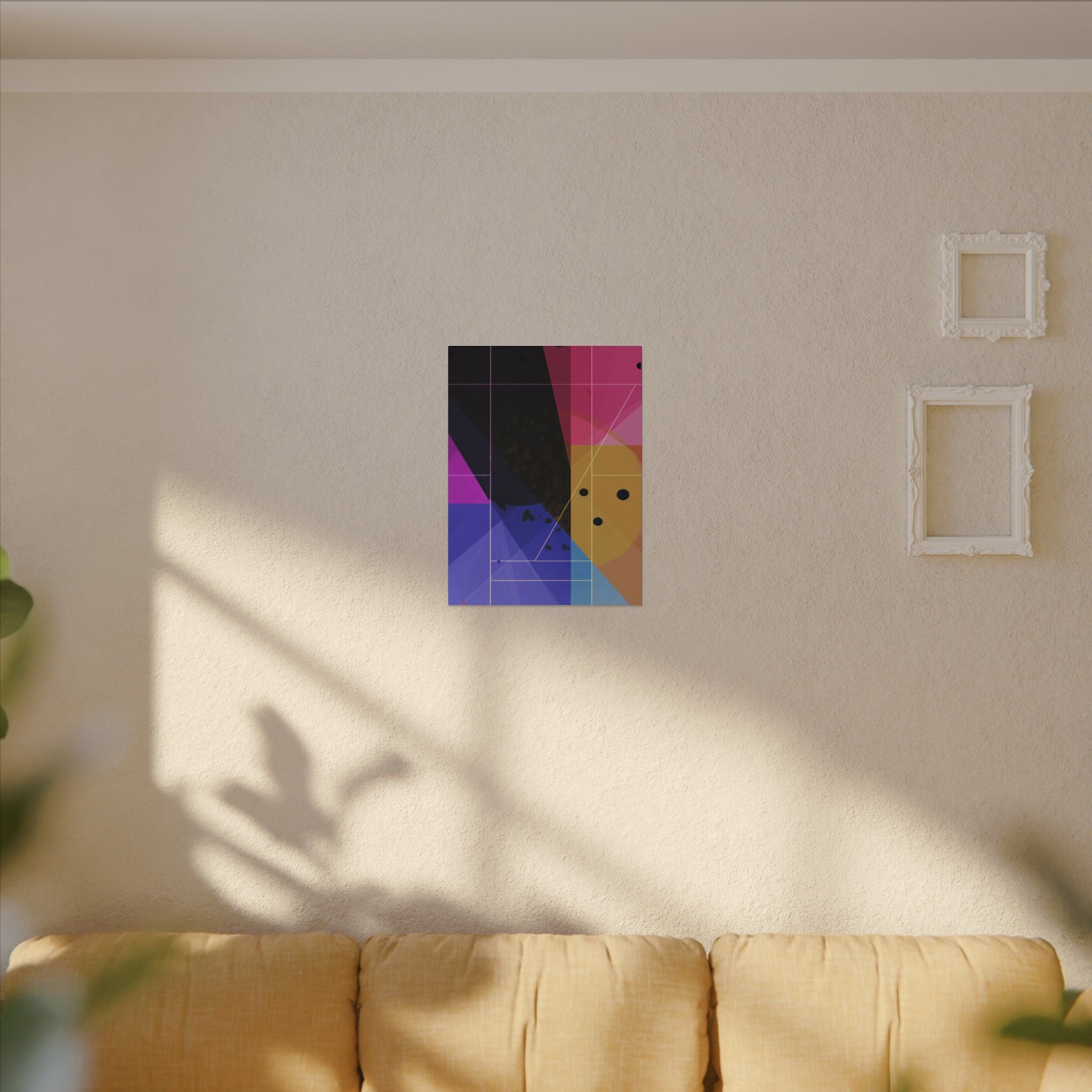 Geometric Intersections: Angular Minimalism, Digital Constructivism, Chromatic Grid Composition   |   Custom Orders Accepted