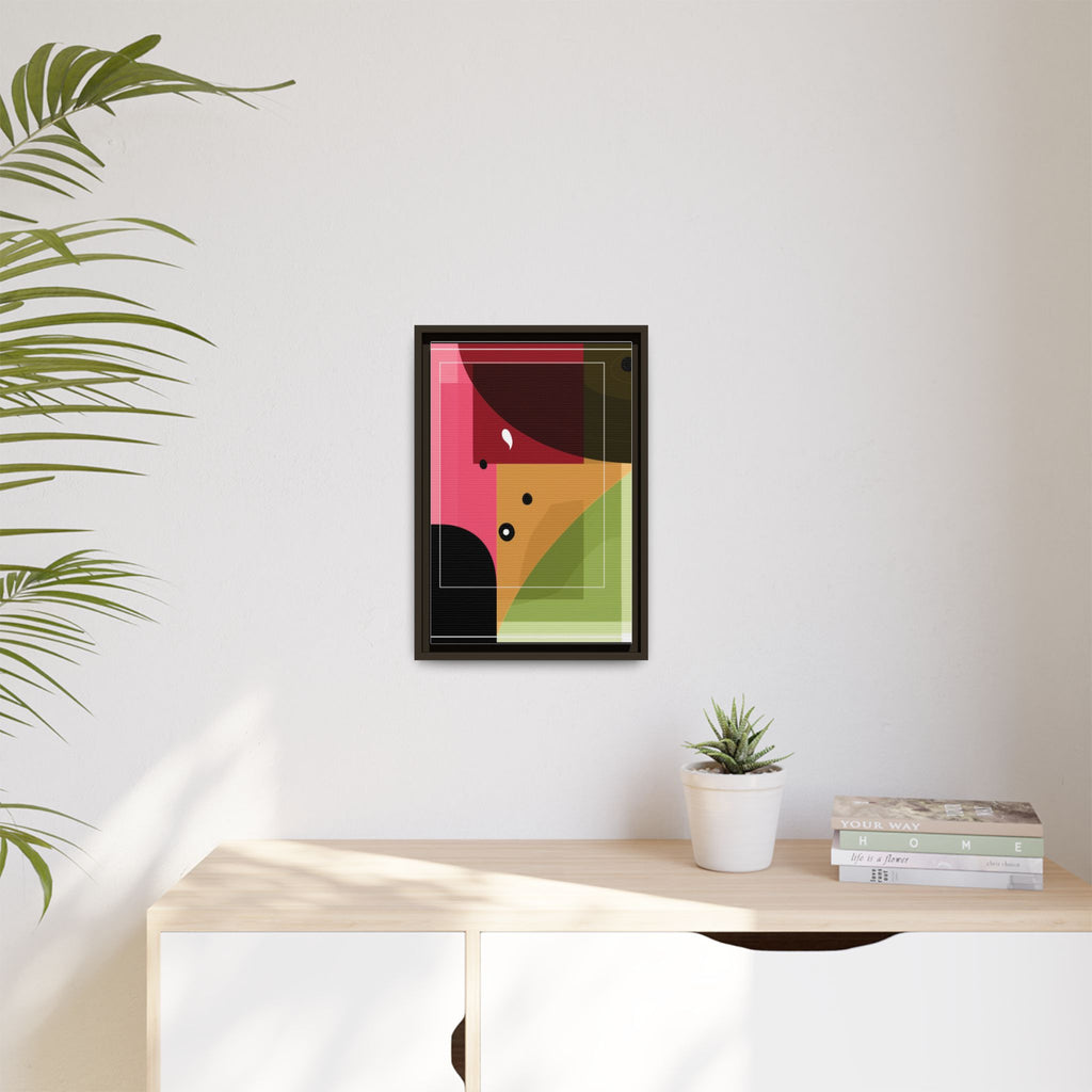 Geometric Convergence: Abstract Modernist Composition, Constructivist Color Blocking, Layered Geometric Design   |   Custom Orders Accepted