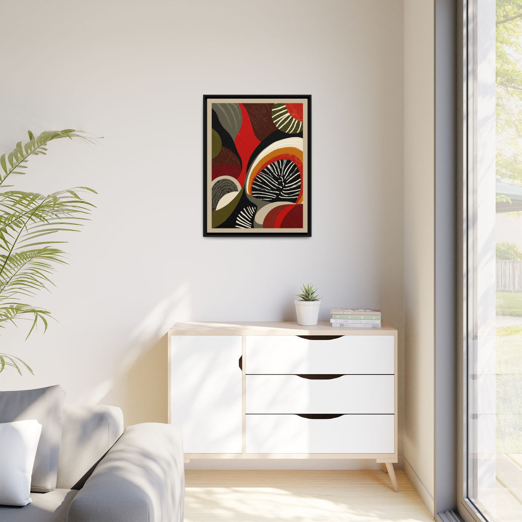 Geometric Rhythm: Abstract Composition, Mid-Century Modern Art, Radial Design Inspiration   |   Custom Orders Accepted