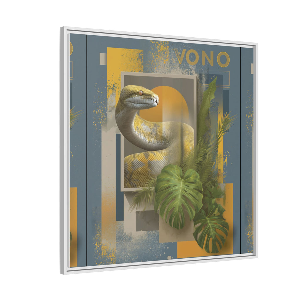 Serpent in Geometrics: Tropical Graphic Design, Modern Nature Illustration   |    Custom Orders Available