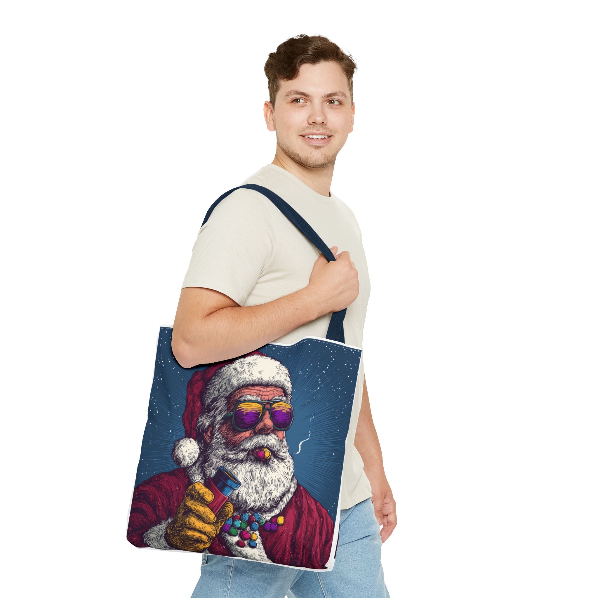 Naughty Santa Tote Bag (AOP)