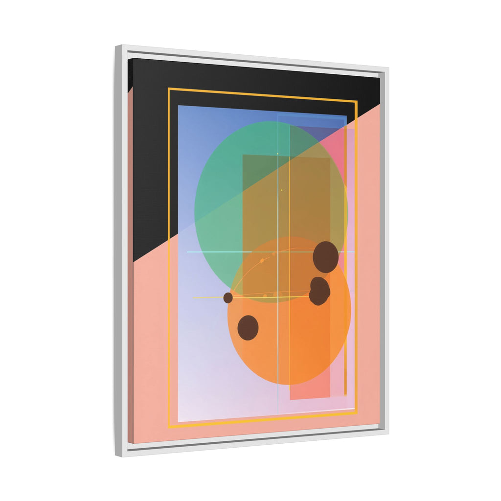 Geometric Harmony: Abstract Composition, Overlapping Shapes, Precision Design   |   Custom Orders Accepted