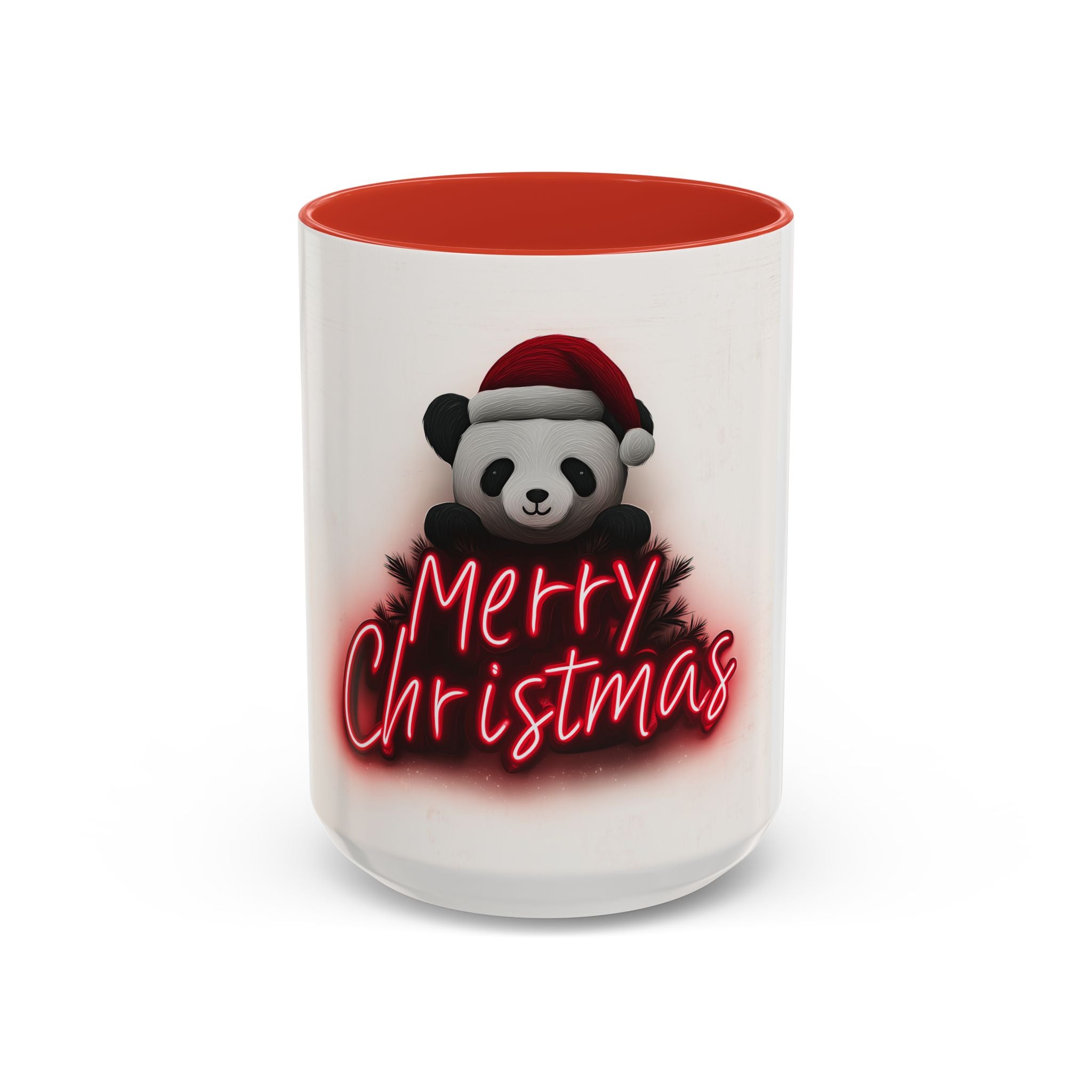 Merry Christmas Panda Mug, Fun Holiday Coffee Cup, Cute Gift for Animal Lovers, Festive Drinkware, Christmas Decorations