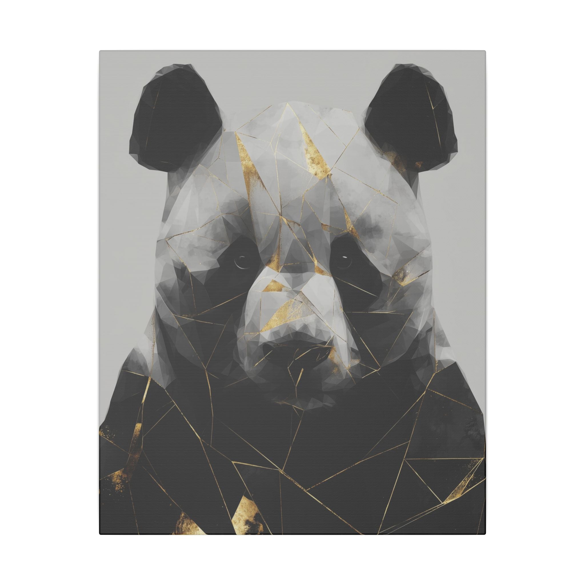 Fractal Panda: Geometric Wildlife Art, Polygonal Portrait, Modern Digital Design   |  Personalized & Custom Orders Available