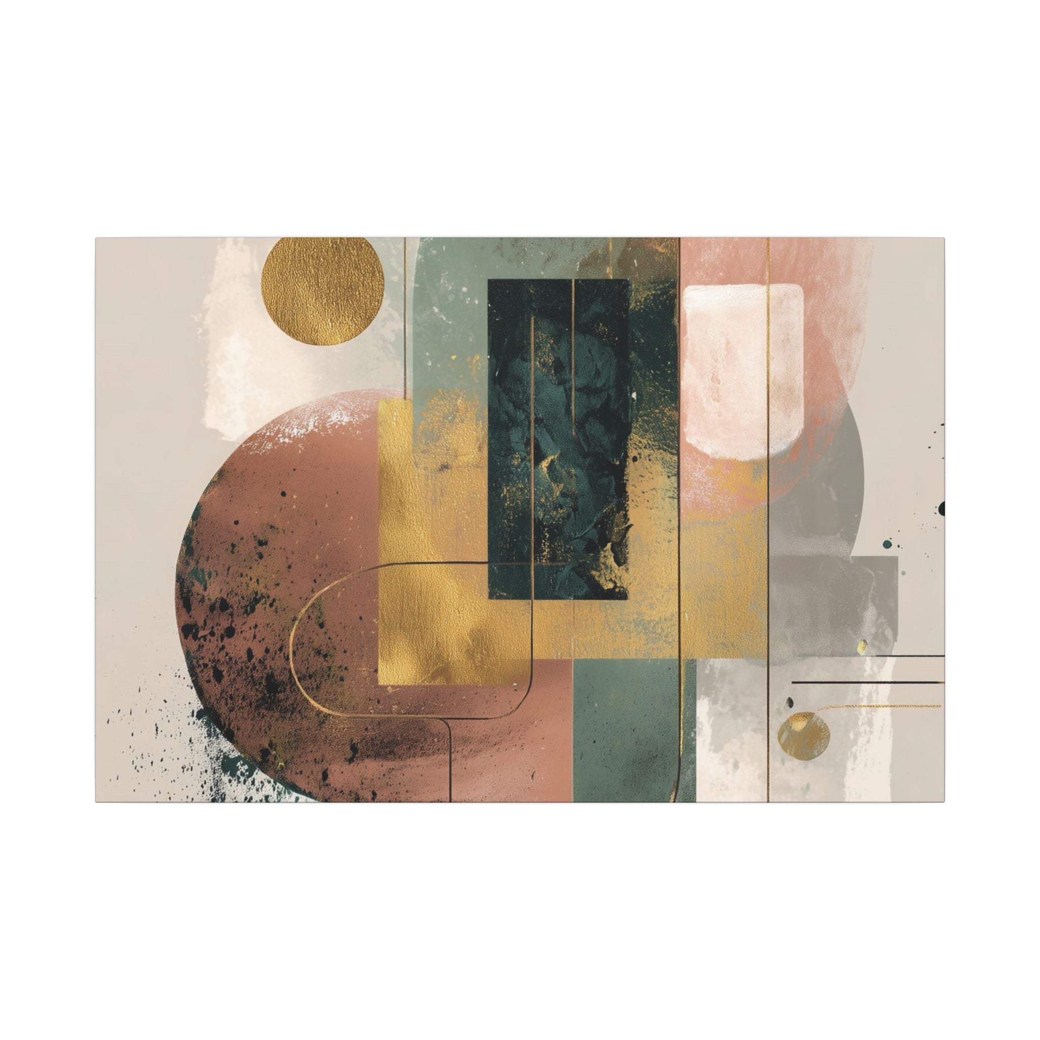 Geometric Harmony: Abstract Composition, Modernist Minimalism, Ethereal Design Layers   |   Custom Orders Accepted