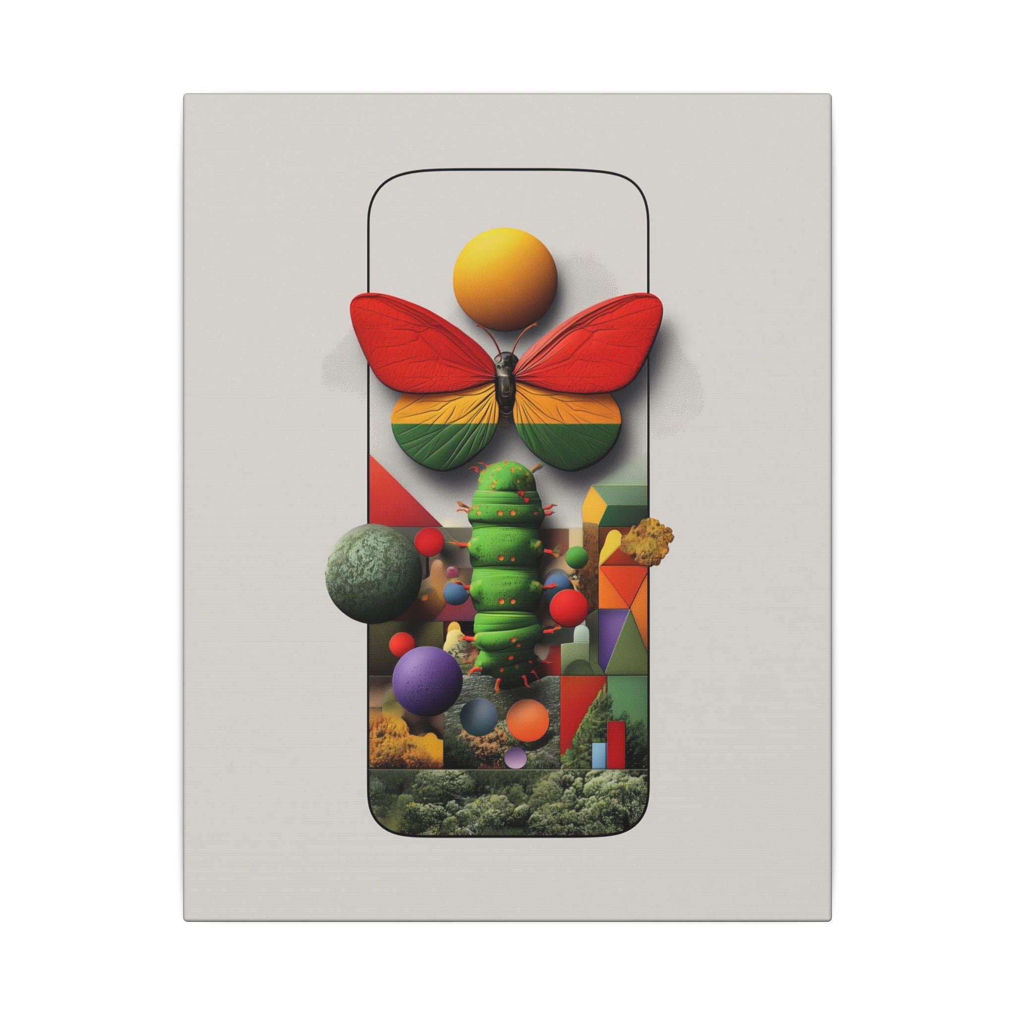 Digital Metamorphosis: Geometric Nature Remix, Surreal Smartphone Art Composition   |    Custom Orders Available