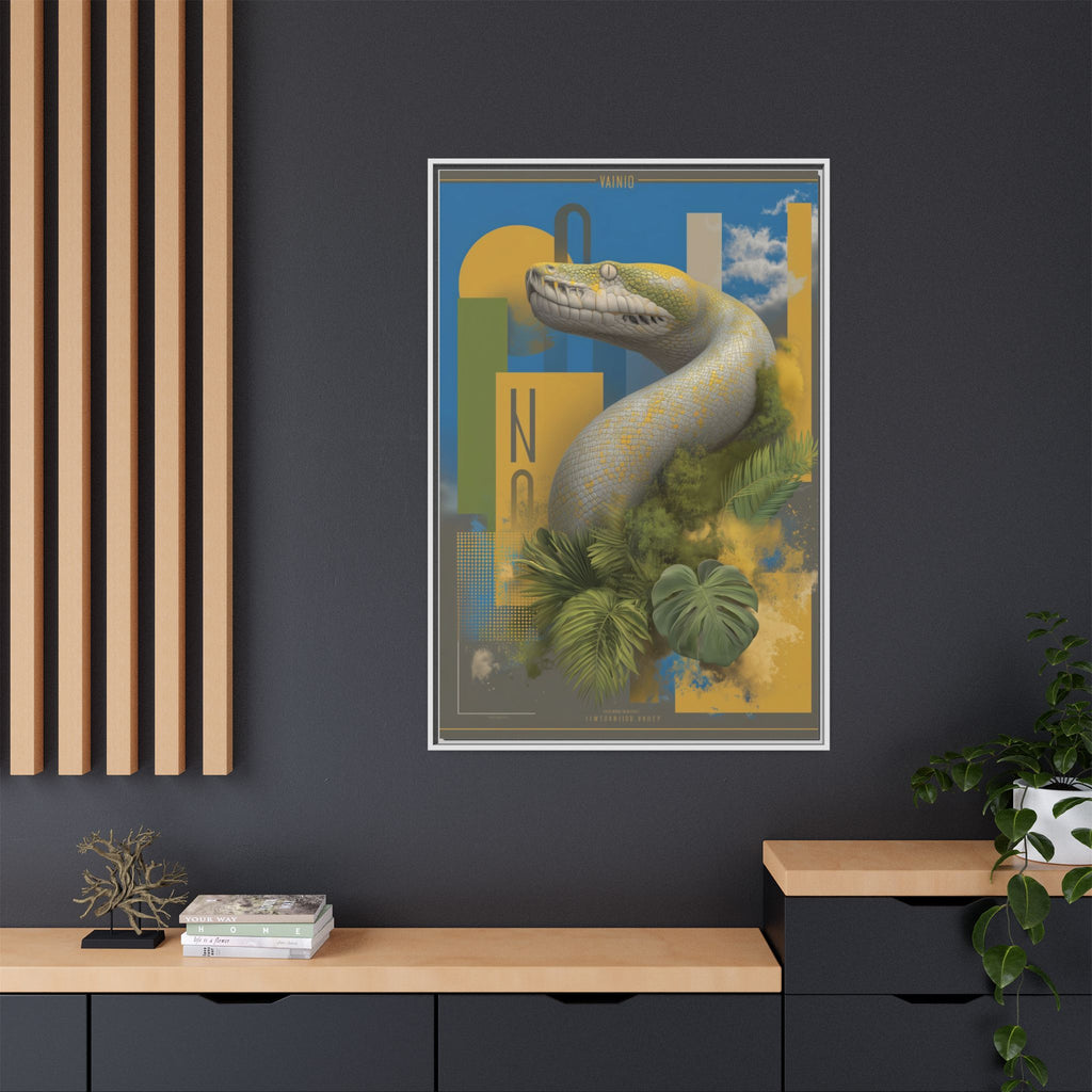 Serpent's Geometry: Tropical Realism, Digital Wildlife Composition   |    Custom Orders Available