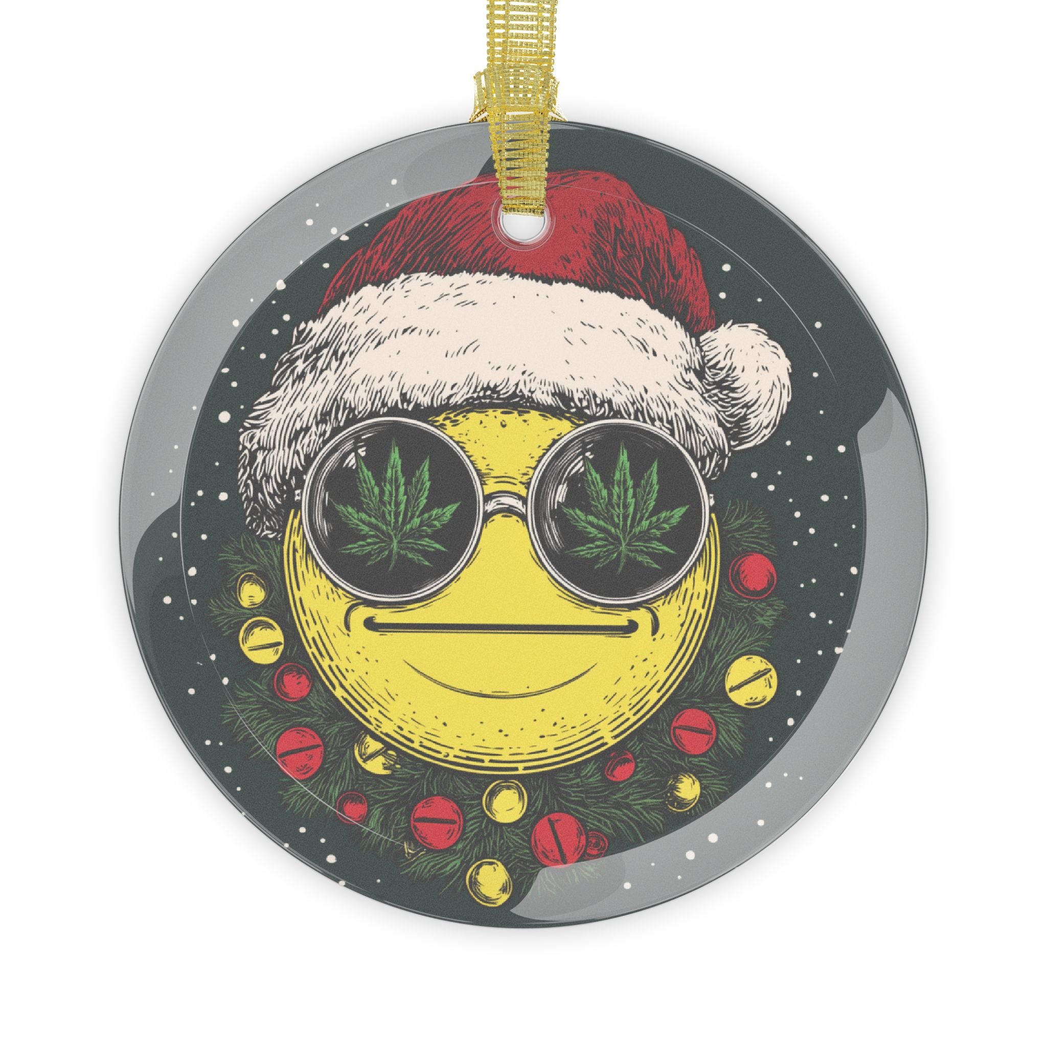 Stoner Glass Ornaments - Sweet Holiday Decor, Christmas Tree Ornaments, Gift Tags, Home Decoration, Cute Winter Decor