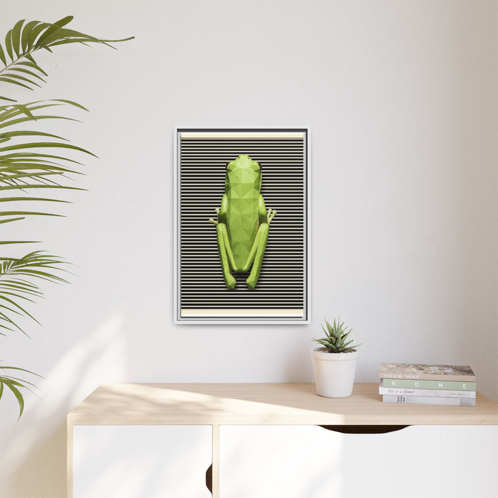 Geometric Amphibian: Low-Poly Frog Design, Digital Art Minimalism   |  Personalized & Custom Orders Available