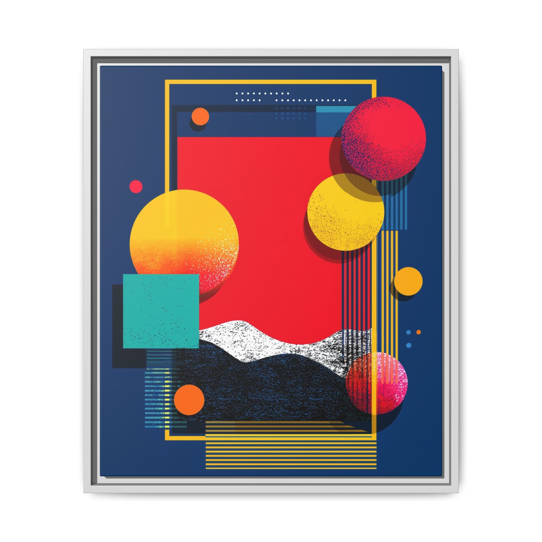 Geometric Horizons: Abstract Landscape Composition, Modernist Digital Art, Colorful Geometric Design   |   Custom Orders Accepted