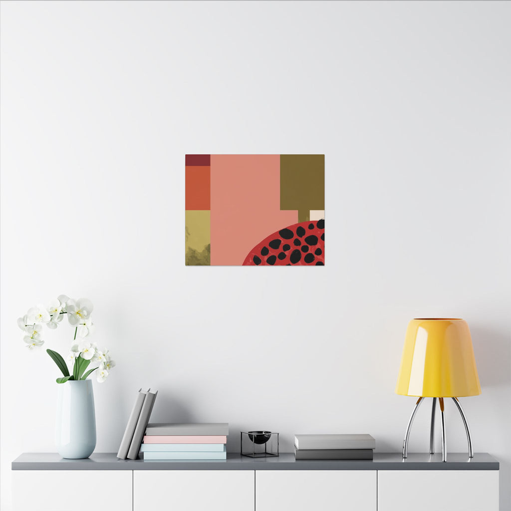Geometric Harmony: Rectangles in Motion, Mid-Century Modern Composition, Abstract Earth Tone Precision   |   Custom Orders Accepted