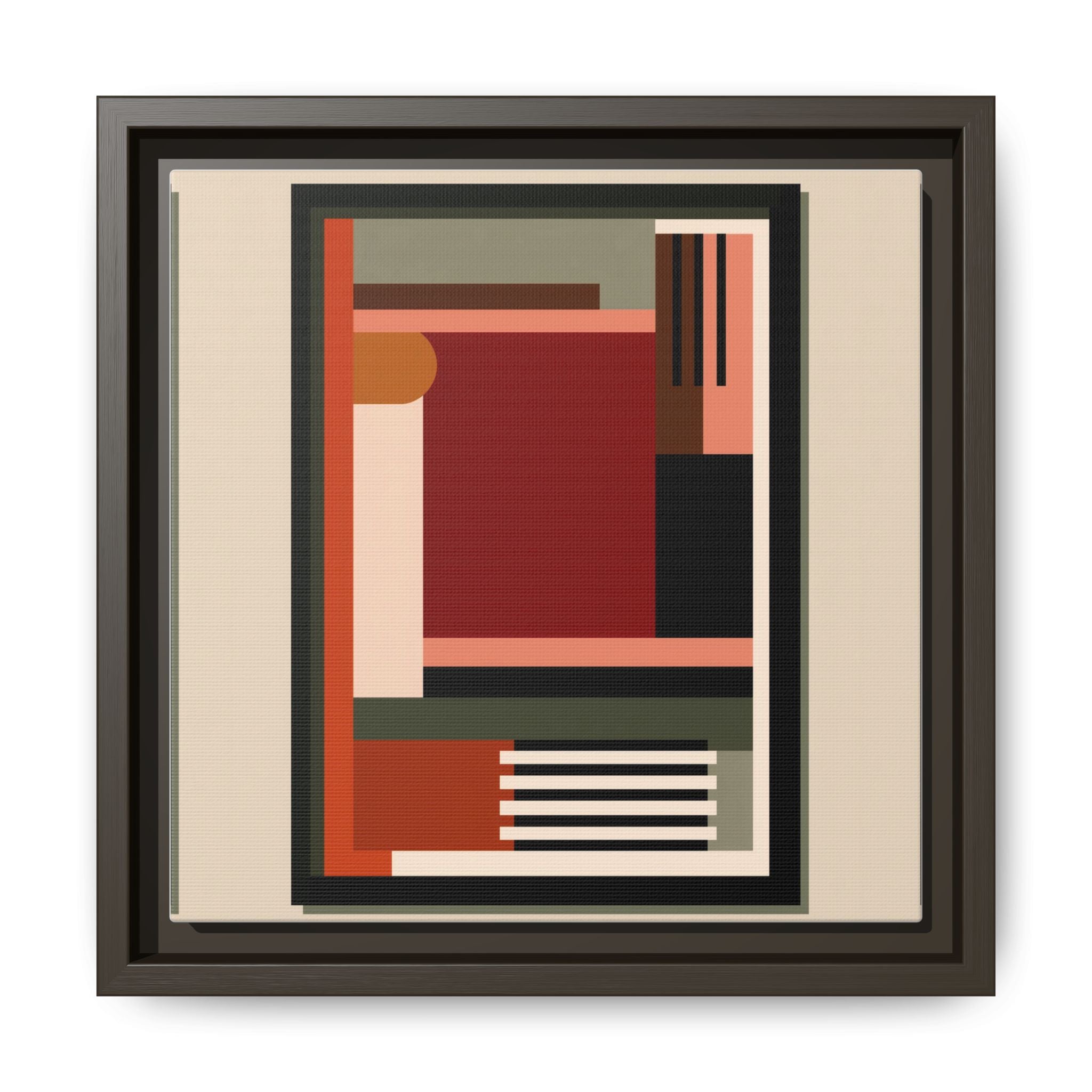 Architectural Geometries: Modern Abstract Composition, Bauhaus-Inspired Design, Geometric Color Blocking   |   Custom Orders Accepted