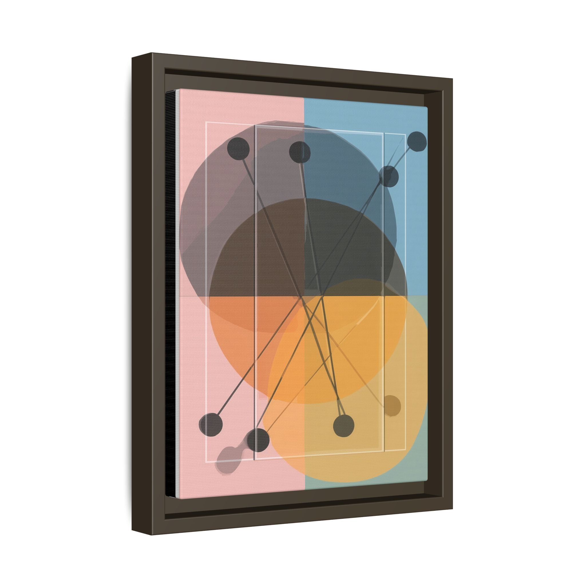 Geometric Intersections: Pastel Quadrants, Mid-Century Minimalism, Network Nodes   |   Custom Orders Accepted