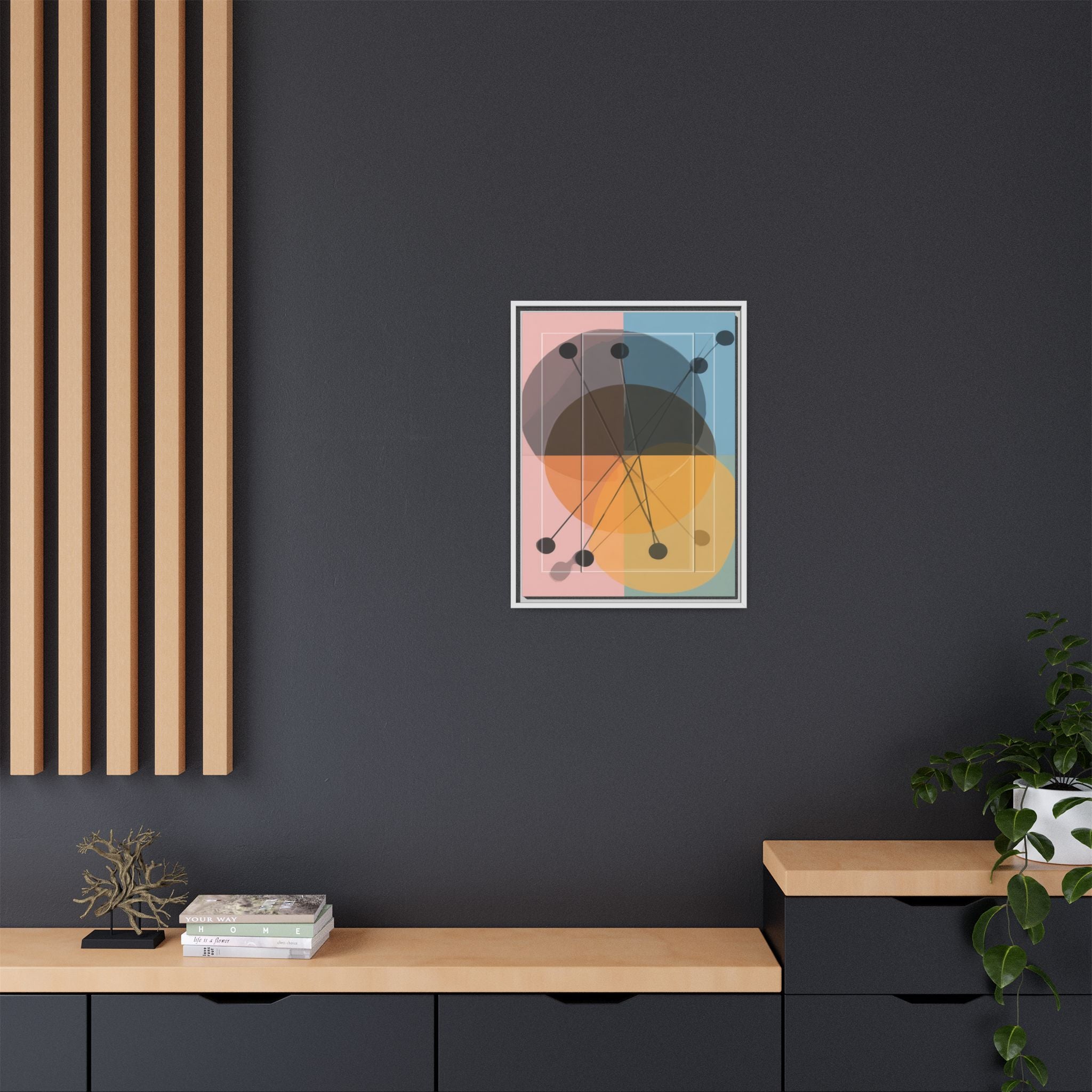 Geometric Intersections: Pastel Quadrants, Mid-Century Minimalism, Network Nodes   |   Custom Orders Accepted