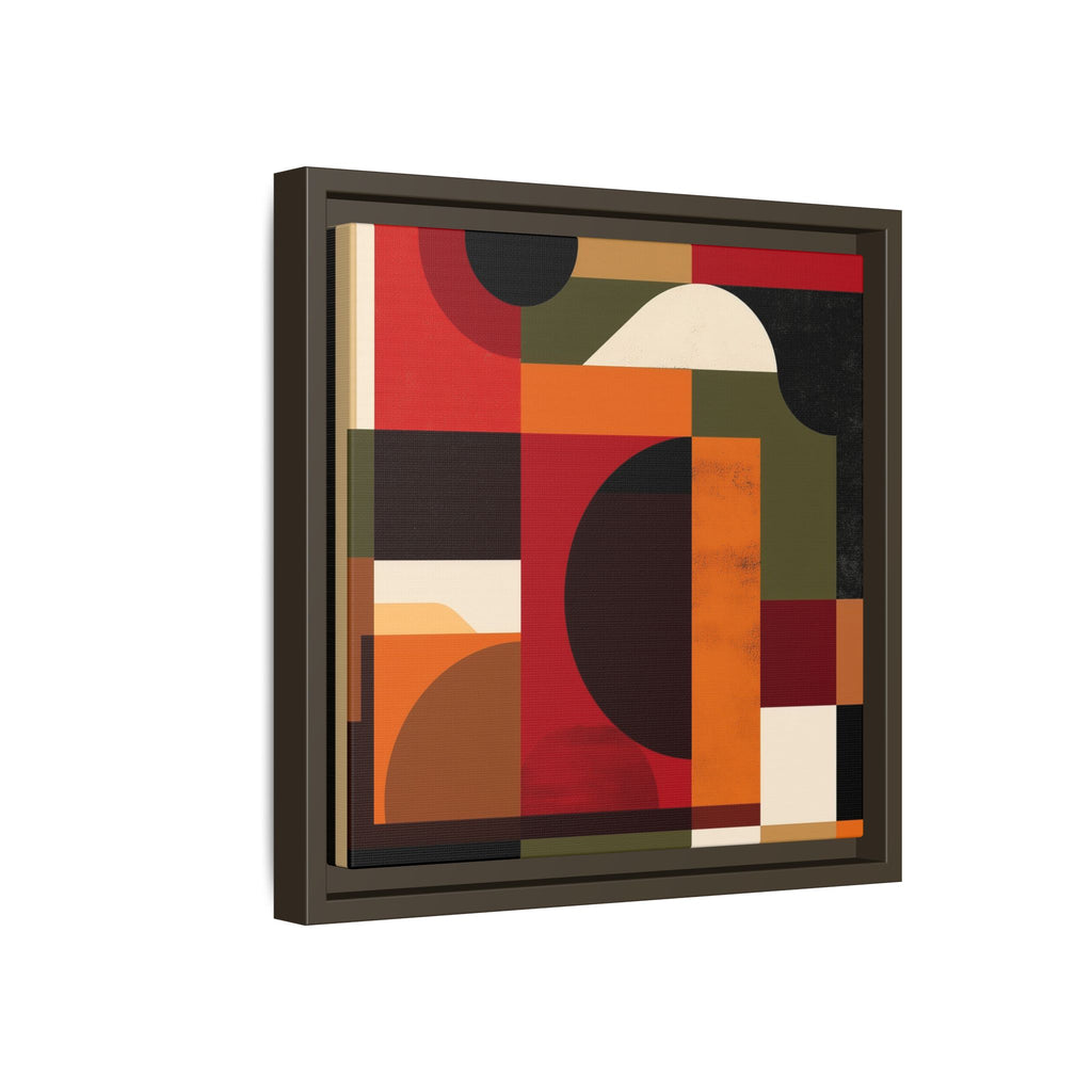Geometric Convergence: Abstract Bauhaus Design, Constructivist Color Blocks, Architectural Art Composition   |   Custom Orders Accepted