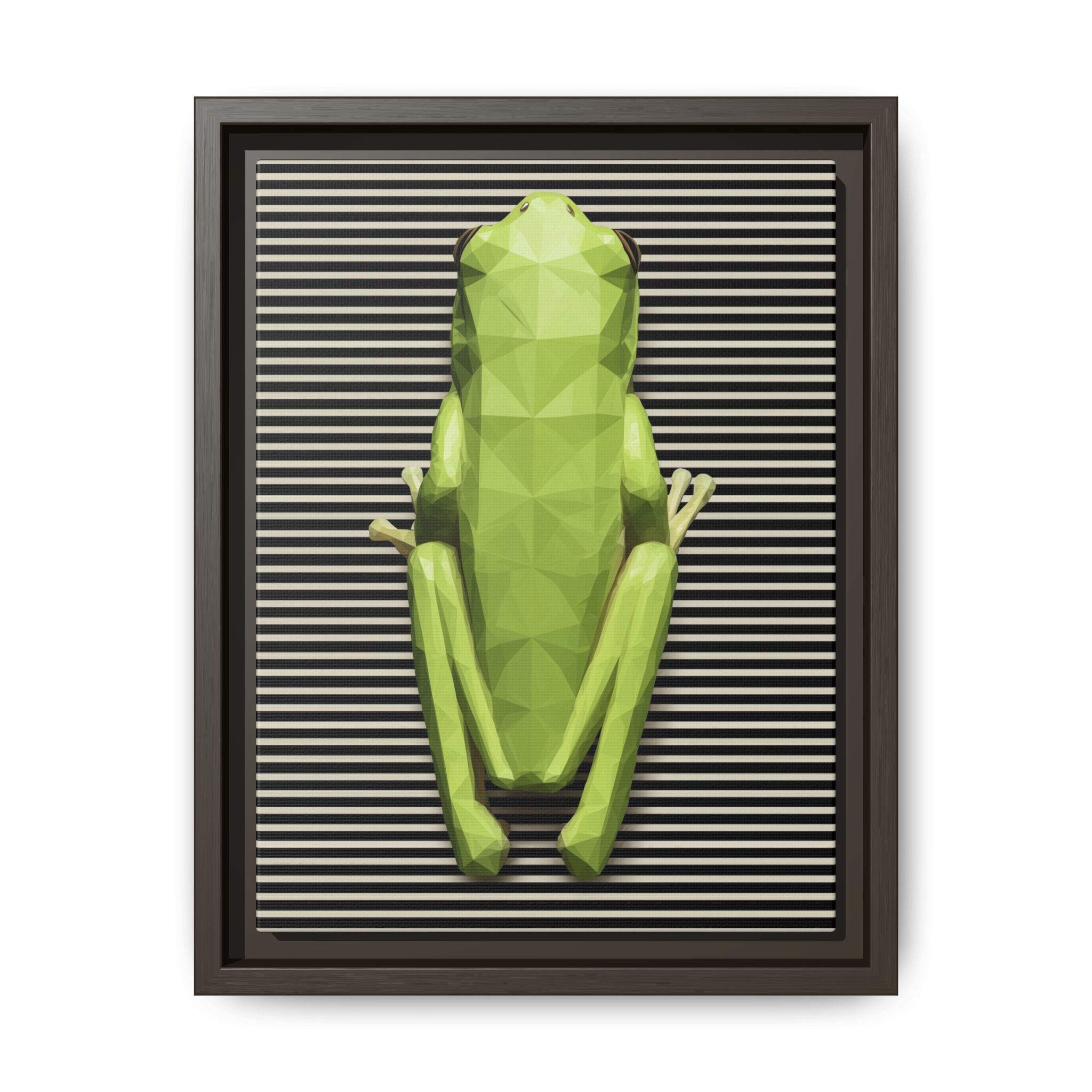 Geometric Amphibian: Low-Poly Frog Design, Digital Art Minimalism   |  Personalized & Custom Orders Available