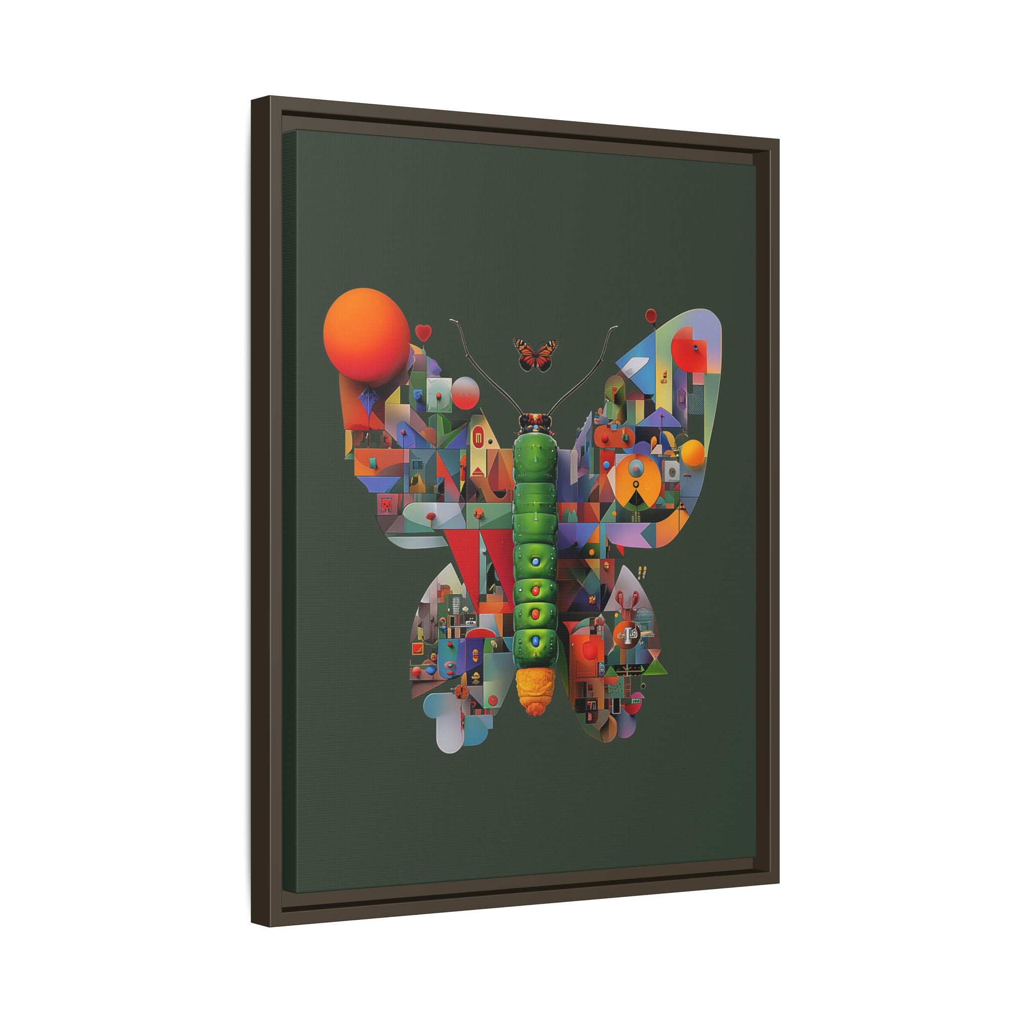 Furnie: Geometric Butterfly Mosaic, Digital Art Landscape   |    Custom Orders Available