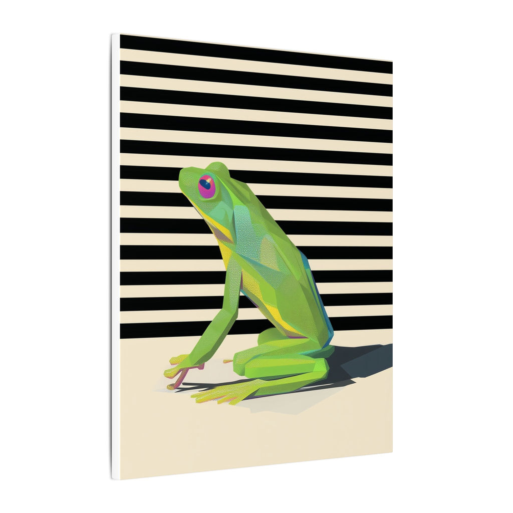 Emerald Amphibian Elegance: Stylized Graphic Design, Modern Frog Illustration   |    Custom Orders Available