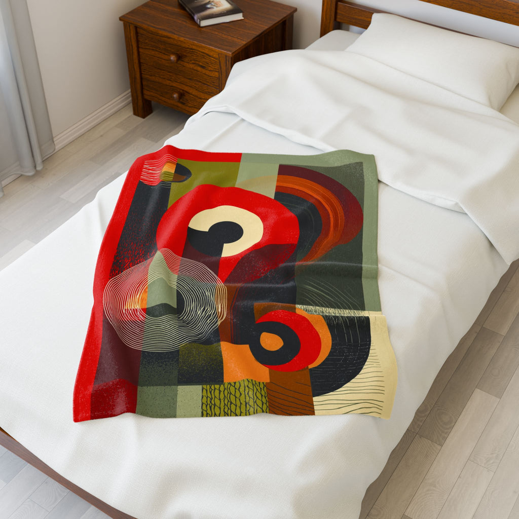 Rhythmic Geometrics: Constructivist Composition, Mid-Century Modern Abstract Design   |    Custom Orders Available