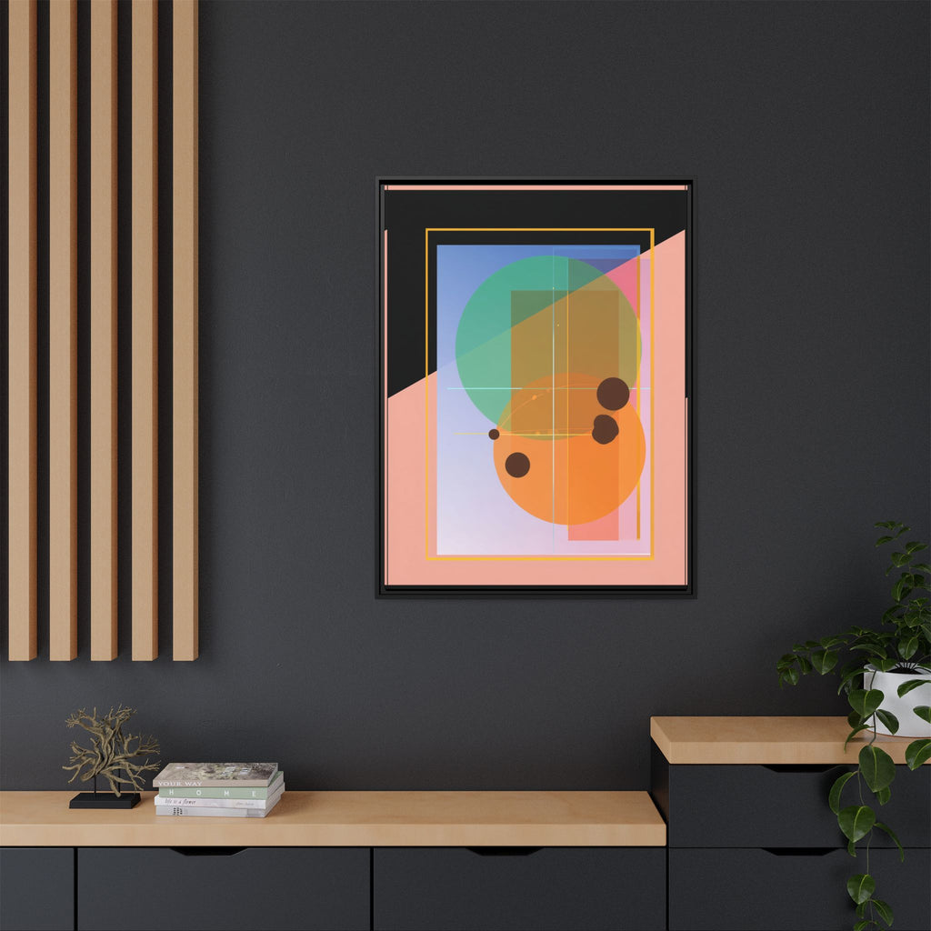 Geometric Harmony: Abstract Composition, Overlapping Shapes, Precision Design   |   Custom Orders Accepted