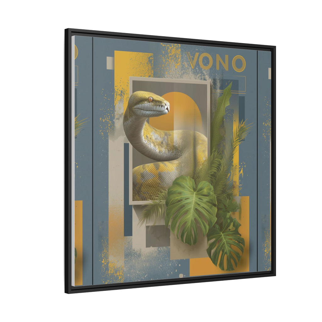 Serpent in Geometrics: Tropical Graphic Design, Modern Nature Illustration   |    Custom Orders Available