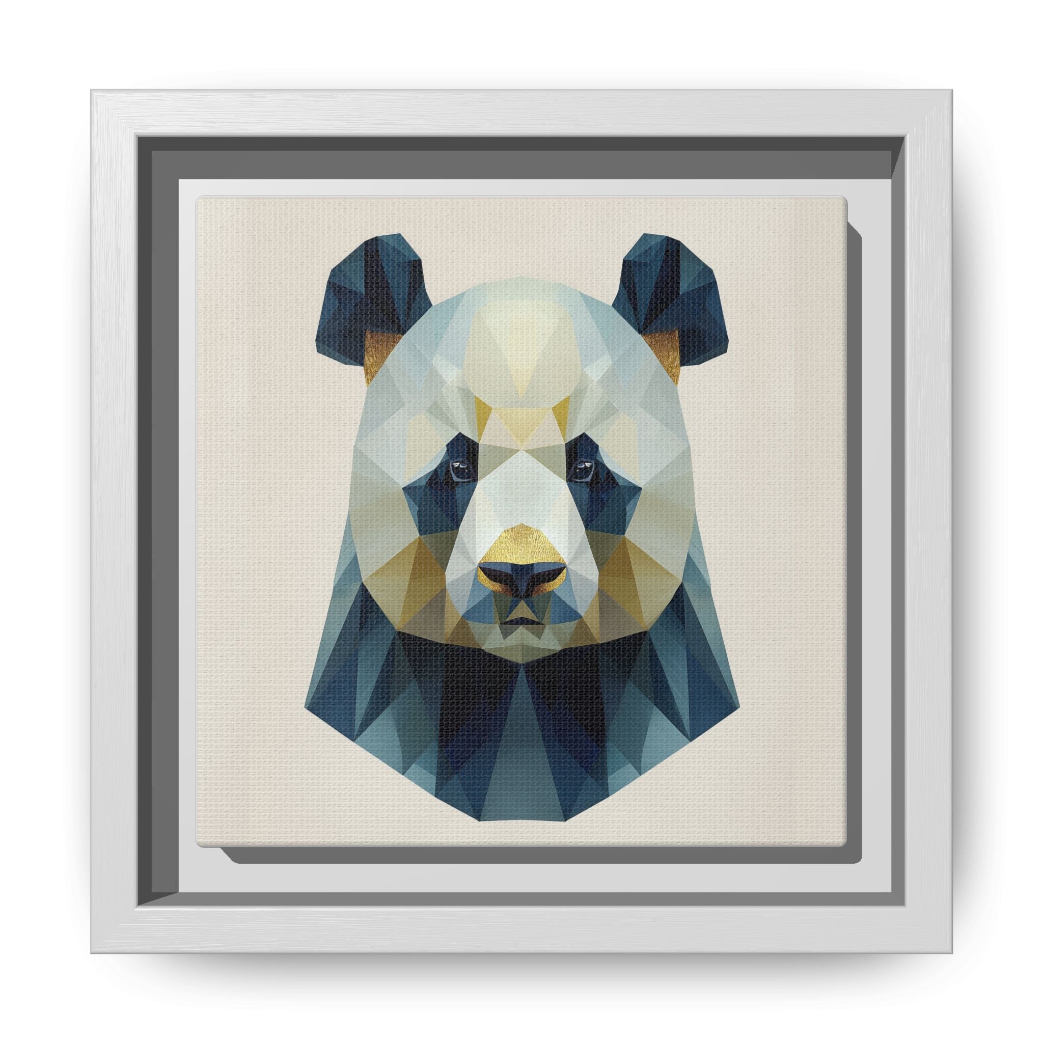 Geometric Panda Prism: Low-Poly Digital Wildlife Art, Minimalist Triangular Design   |  Personalized & Custom Orders Available