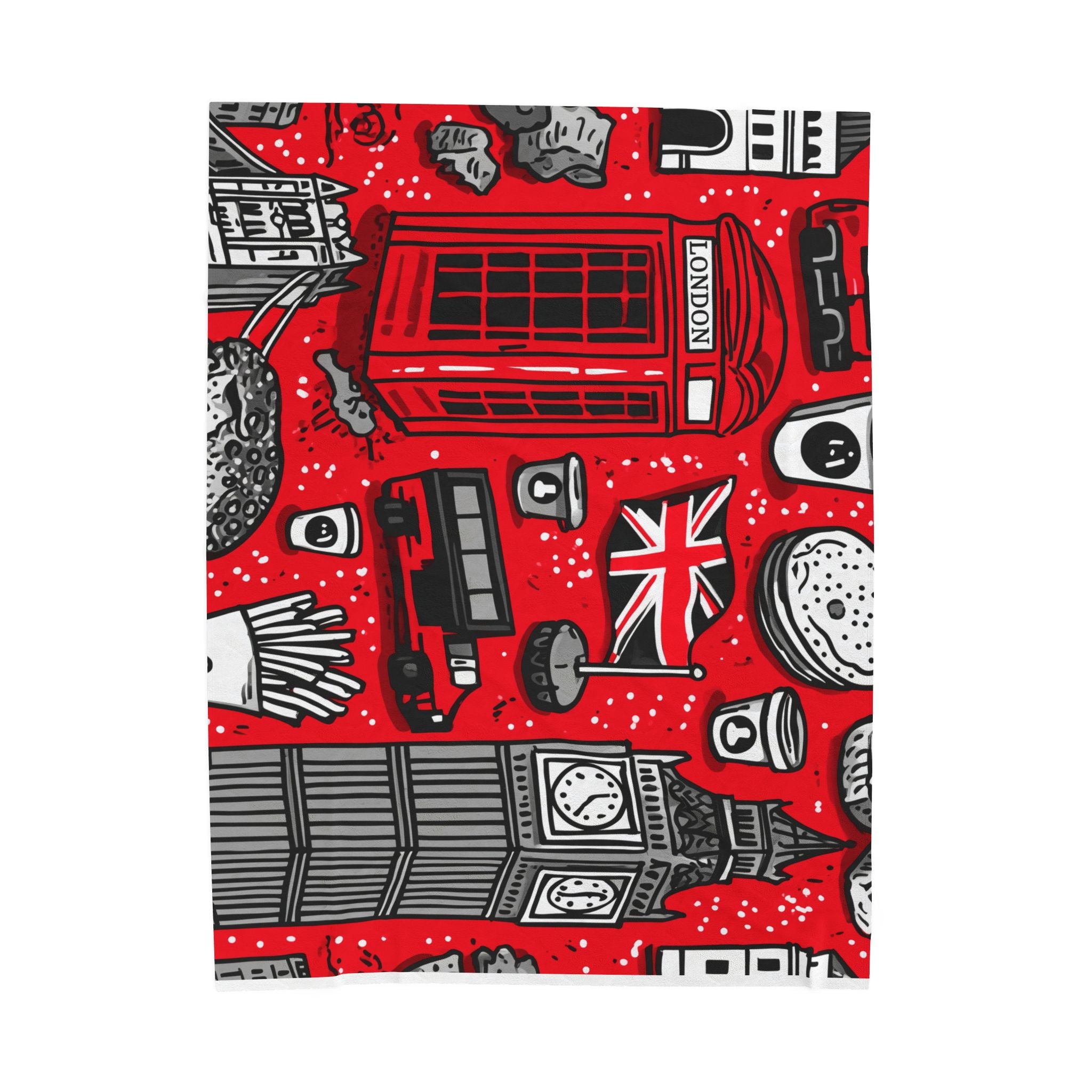 London Pulse: British Icons Collage, Graphic Urban Design   |   Custom Orders Accepted
