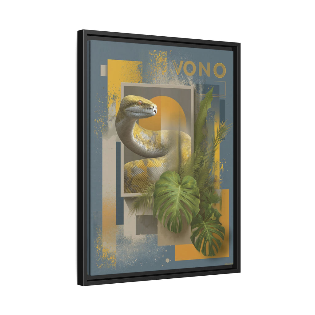 Serpent in Geometrics: Tropical Graphic Design, Modern Nature Illustration   |    Custom Orders Available