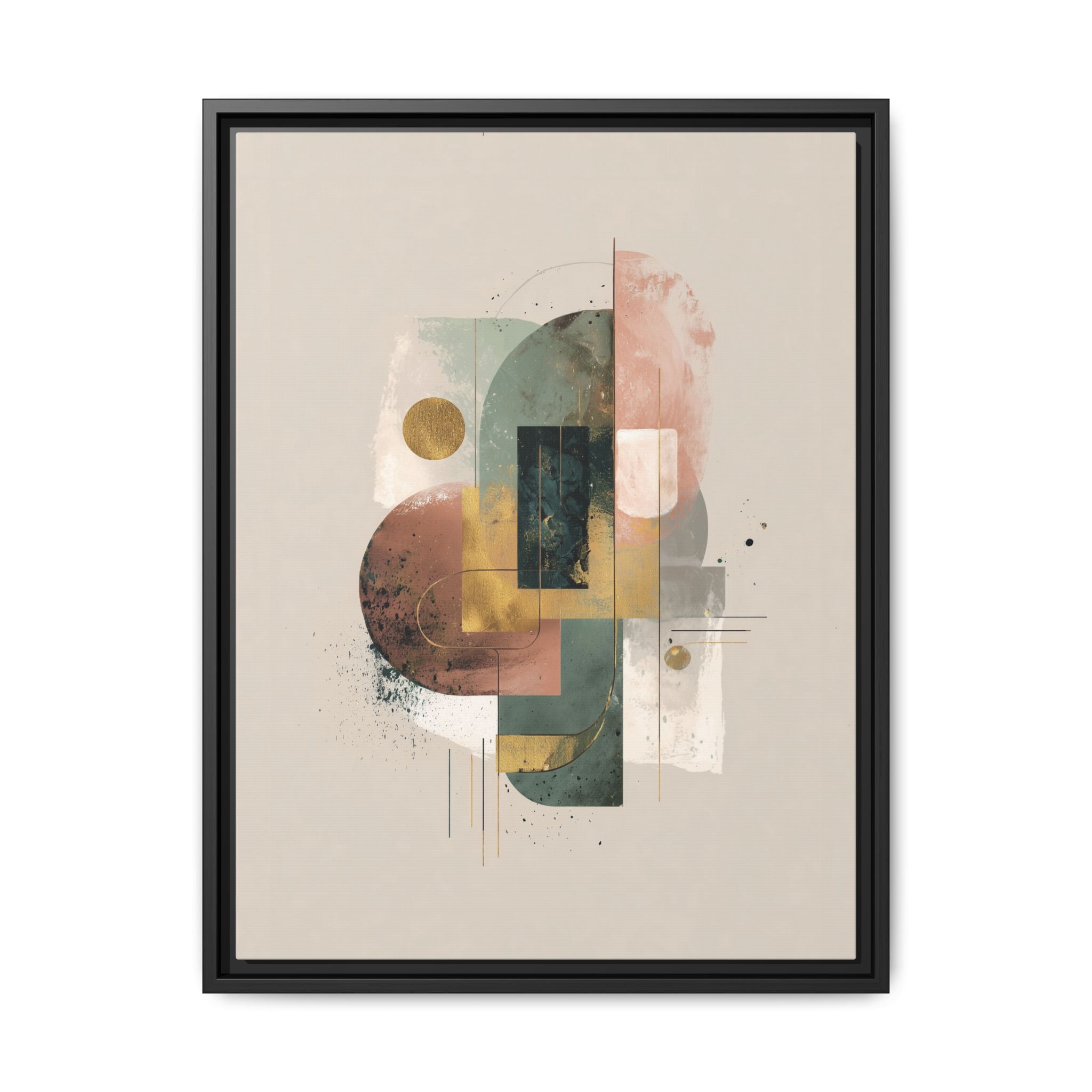 Organic Geometries: Fragmented Forms, Digital Abstract Composition, Layered Minimalist Art   |   Custom Orders Accepted