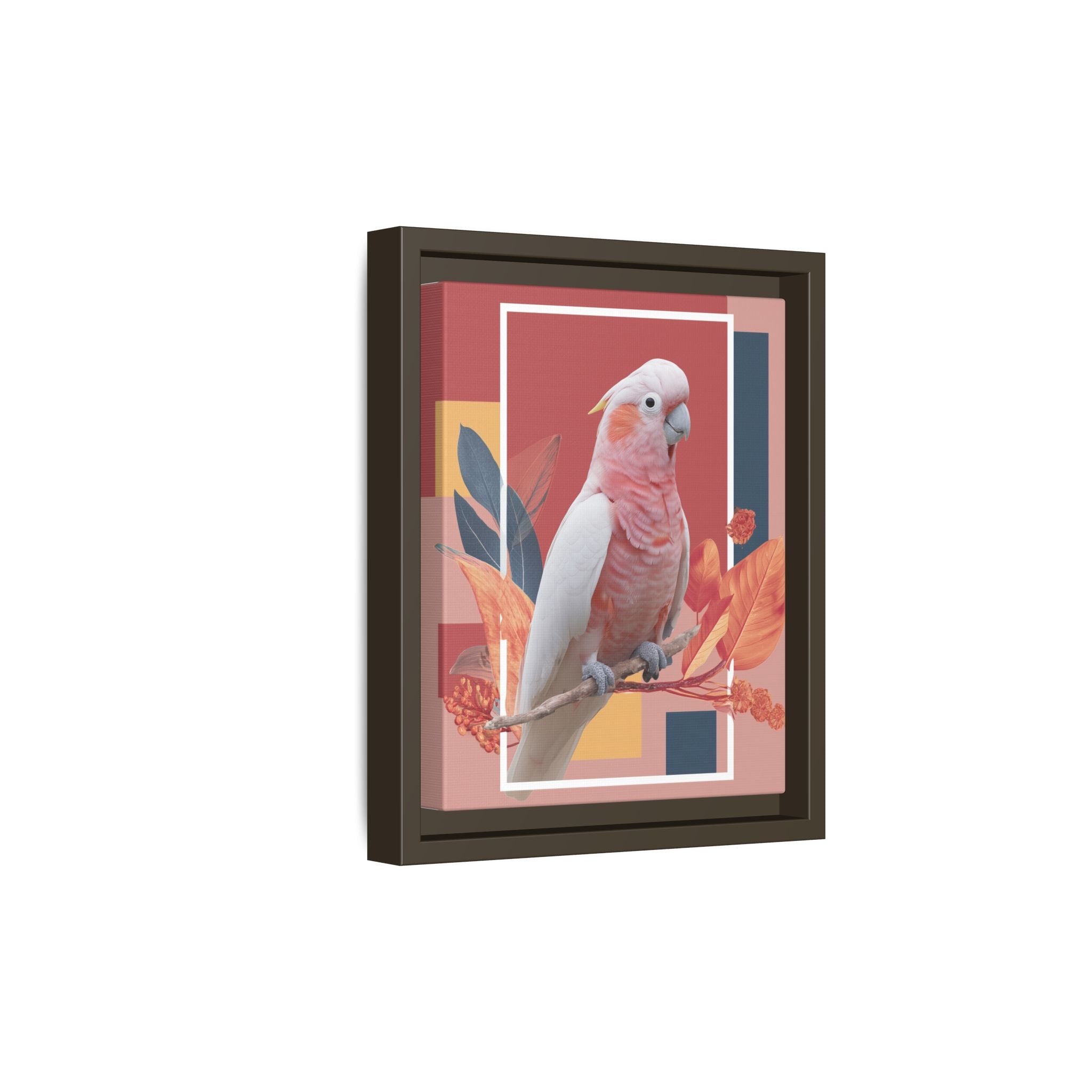 Geometric Cockatoo: Prismatic Wildlife Portrait, Modern Avian Art Series   |    Custom Orders Available