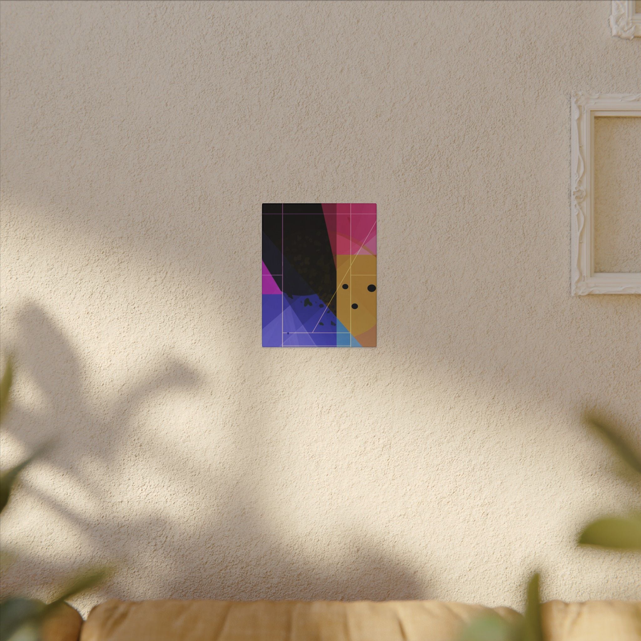 Geometric Intersections: Angular Minimalism, Digital Constructivism, Chromatic Grid Composition   |   Custom Orders Accepted