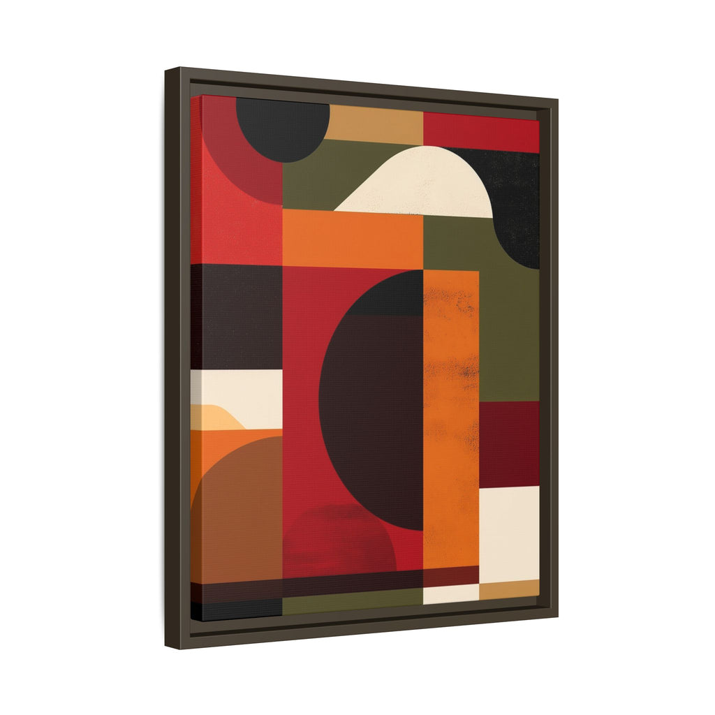 Geometric Convergence: Abstract Bauhaus Design, Constructivist Color Blocks, Architectural Art Composition   |   Custom Orders Accepted