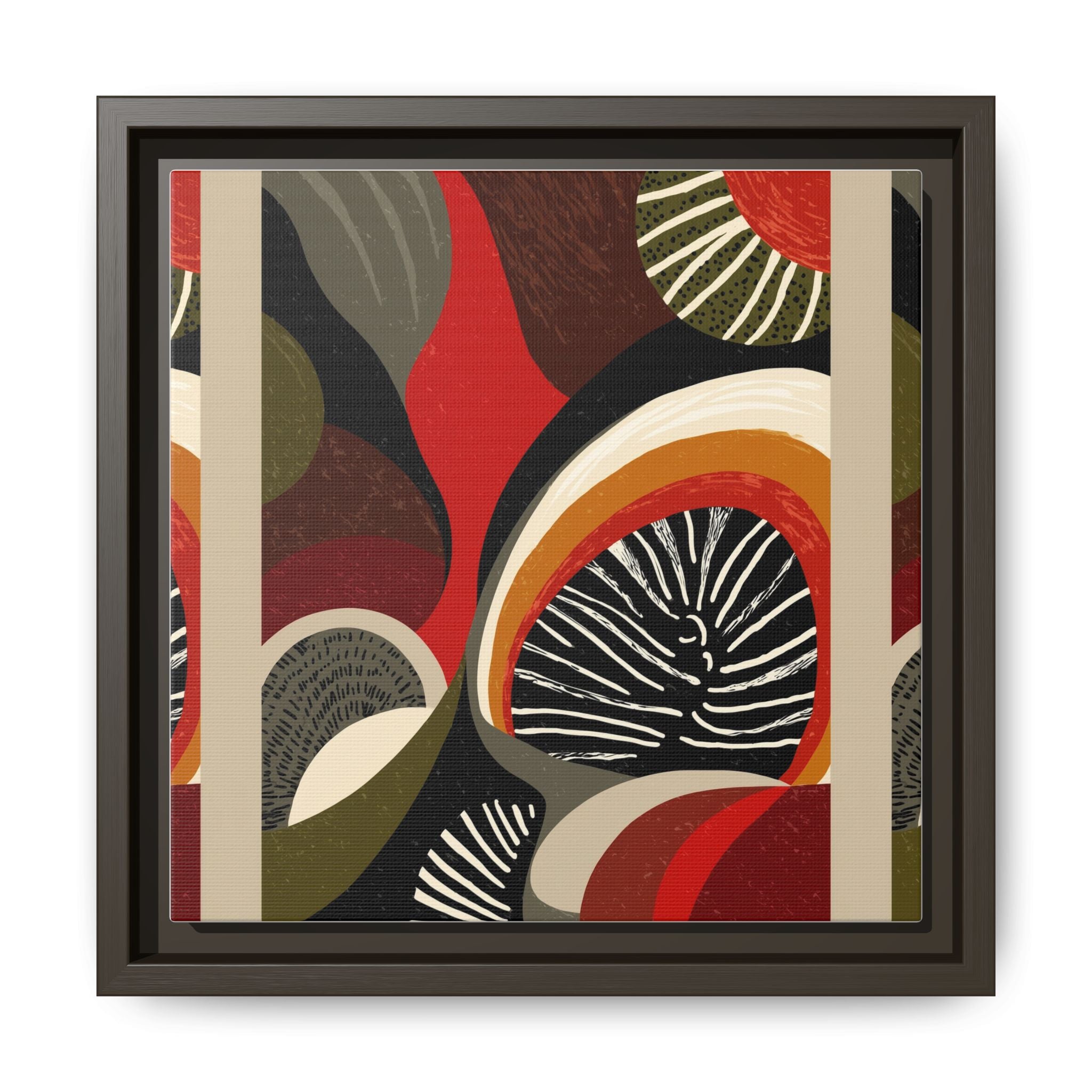 Geometric Rhythm: Abstract Composition, Mid-Century Modern Art, Radial Design Inspiration   |   Custom Orders Accepted