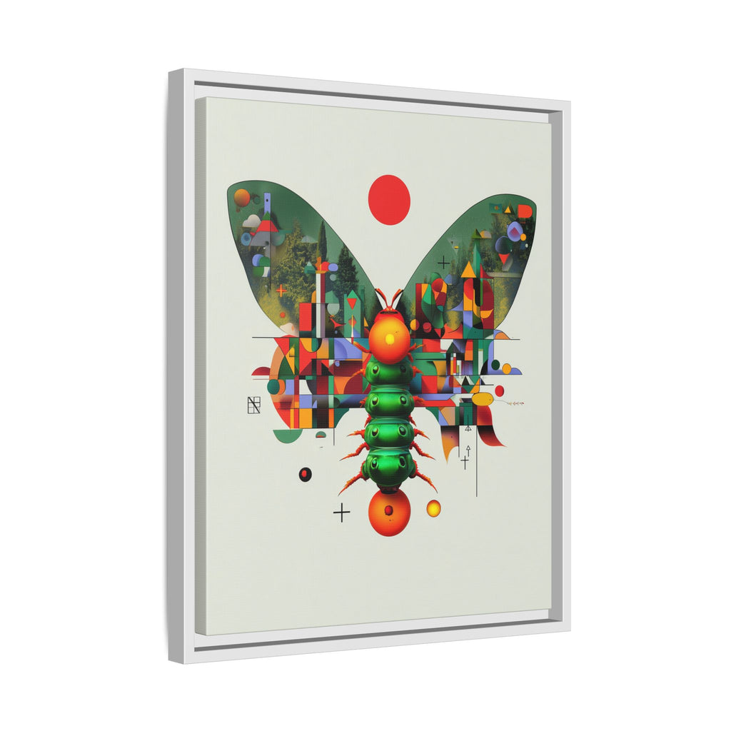 Digital Butterfly Framed Print, Cubist Architectural Abstraction   |  Personalized & Custom Orders Available