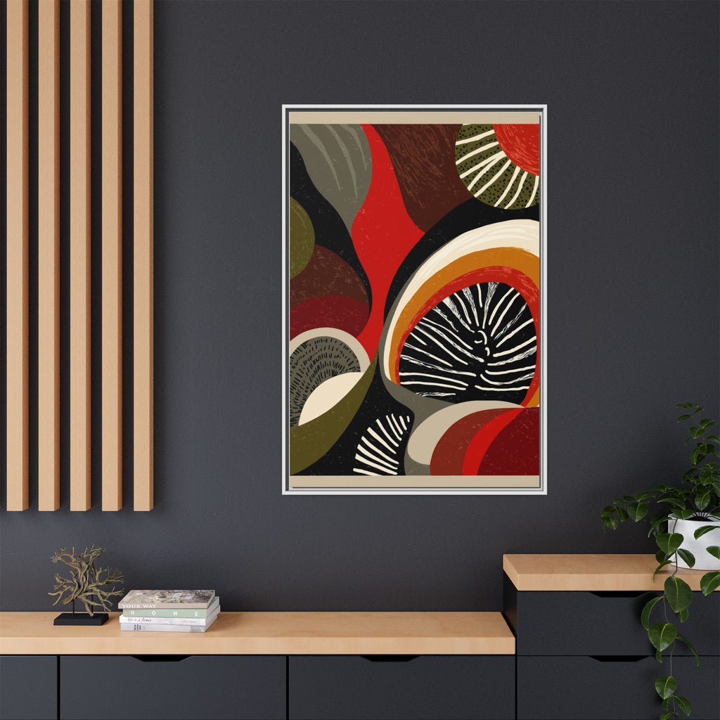 Geometric Rhythm: Abstract Composition, Mid-Century Modern Art, Radial Design Inspiration   |   Custom Orders Accepted