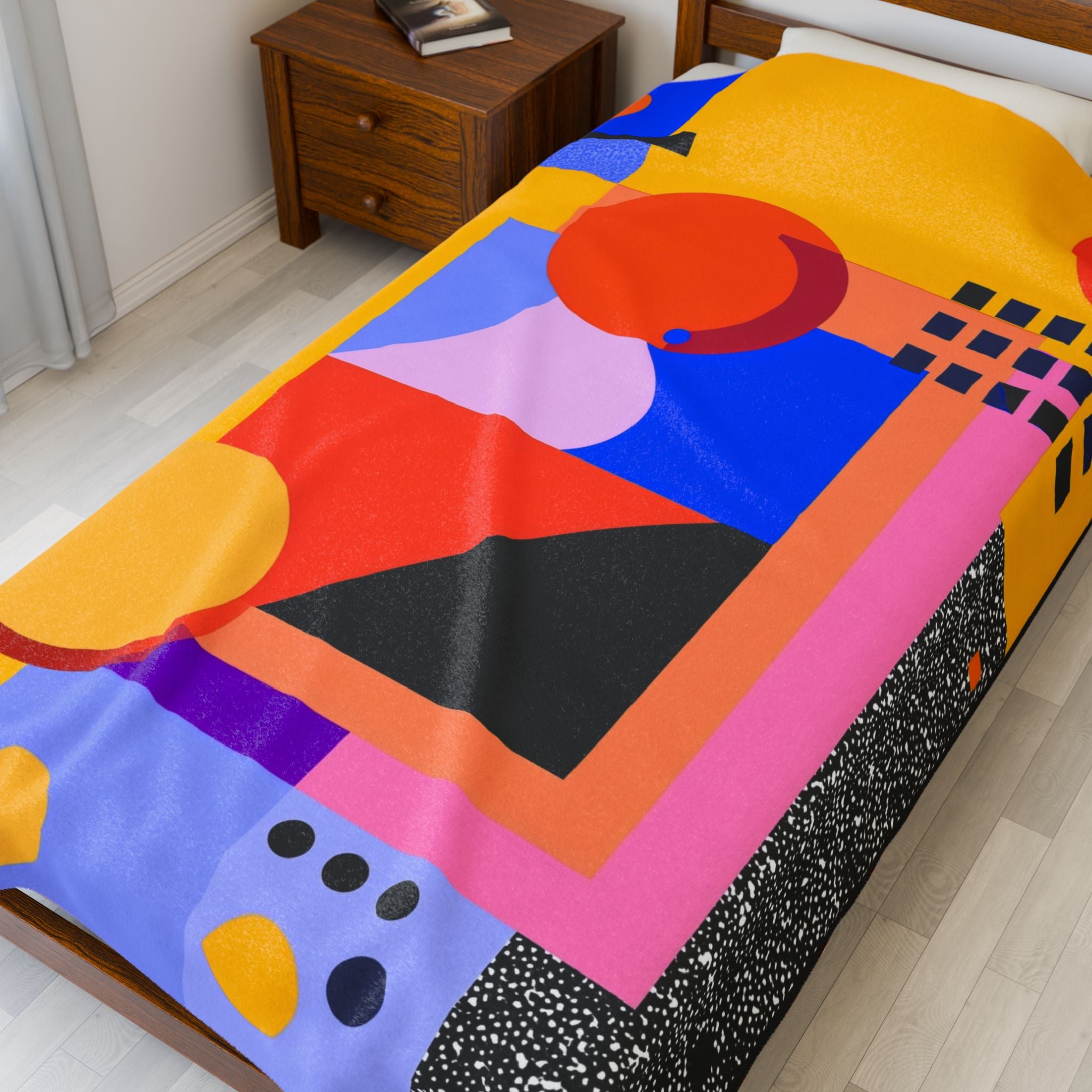 Geometric Symphony: Abstract Color Mosaic, Modernist Design Rhythm   |    Custom Orders Available