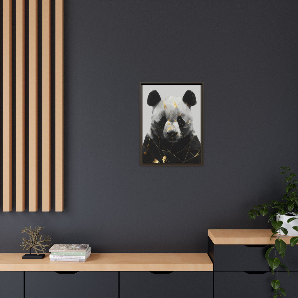 Fractured Panda: Geometric Wildlife Art, Low-Poly Contemporary Portrait   |  Personalized & Custom Orders Available