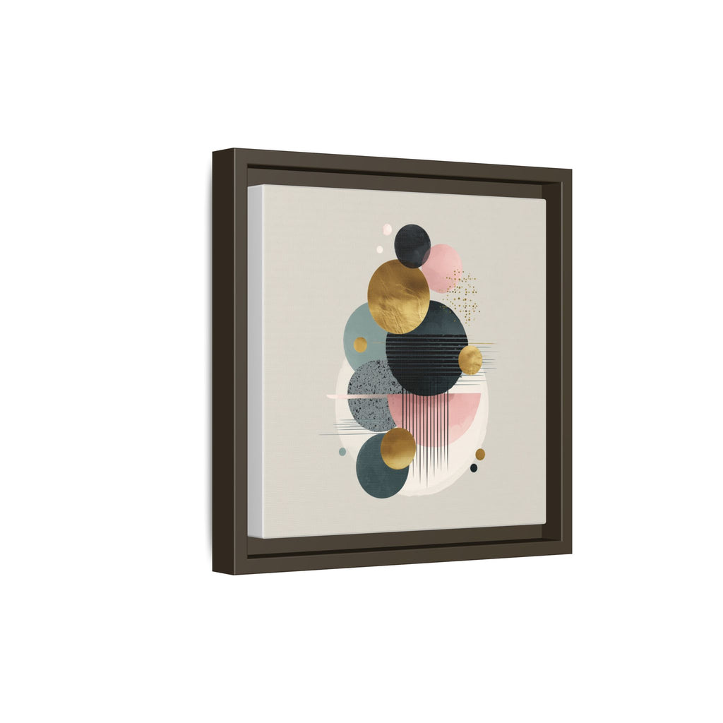 Geometric Harmony: Intersecting Circles, Mid-Century Modern Design, Abstract Metallic Composition   |   Custom Orders Accepted