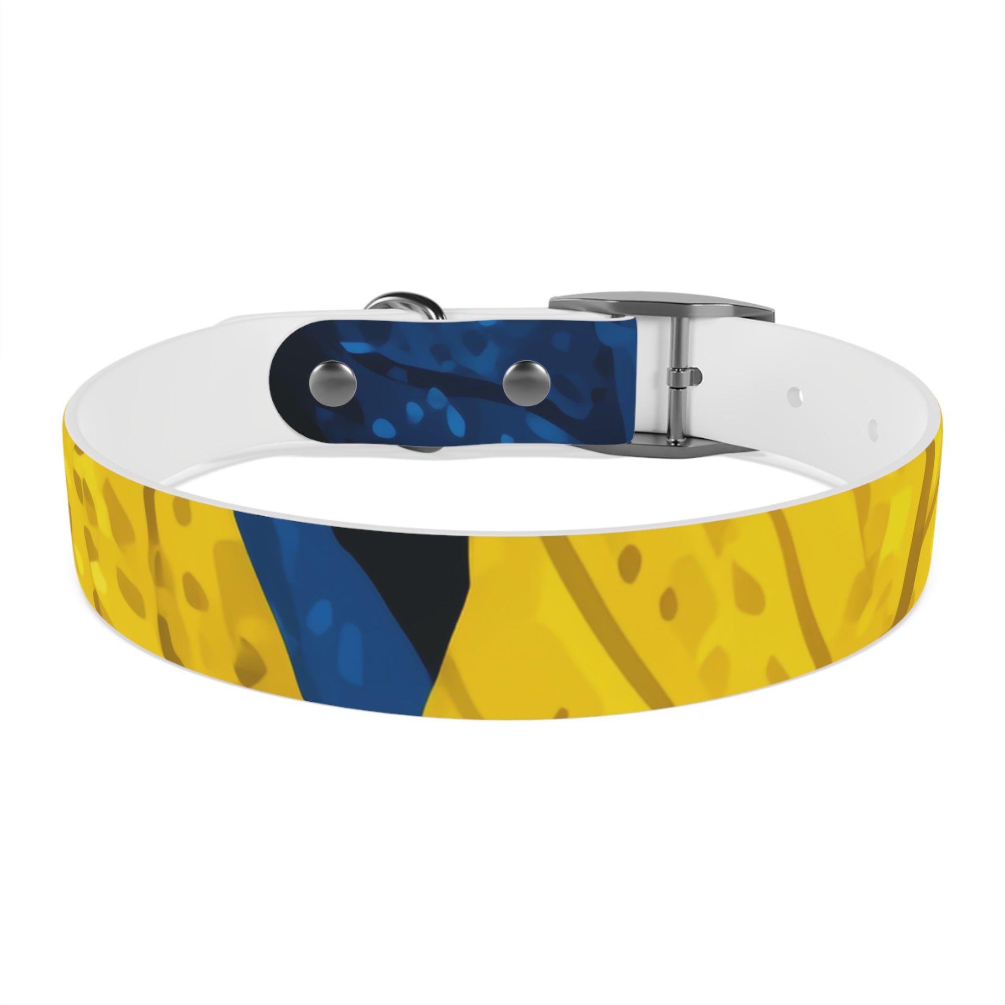 Colorful Colombian Abstract Dog Collar — Vibrant Ethnic Pattern Pet Collar