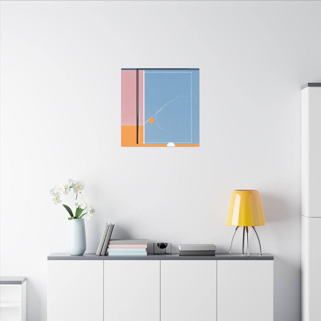 Geometric Harmony: Abstract Minimalist Composition, Modernist Color Fields, Constructivist Design Principles   |   Custom Orders Accepted