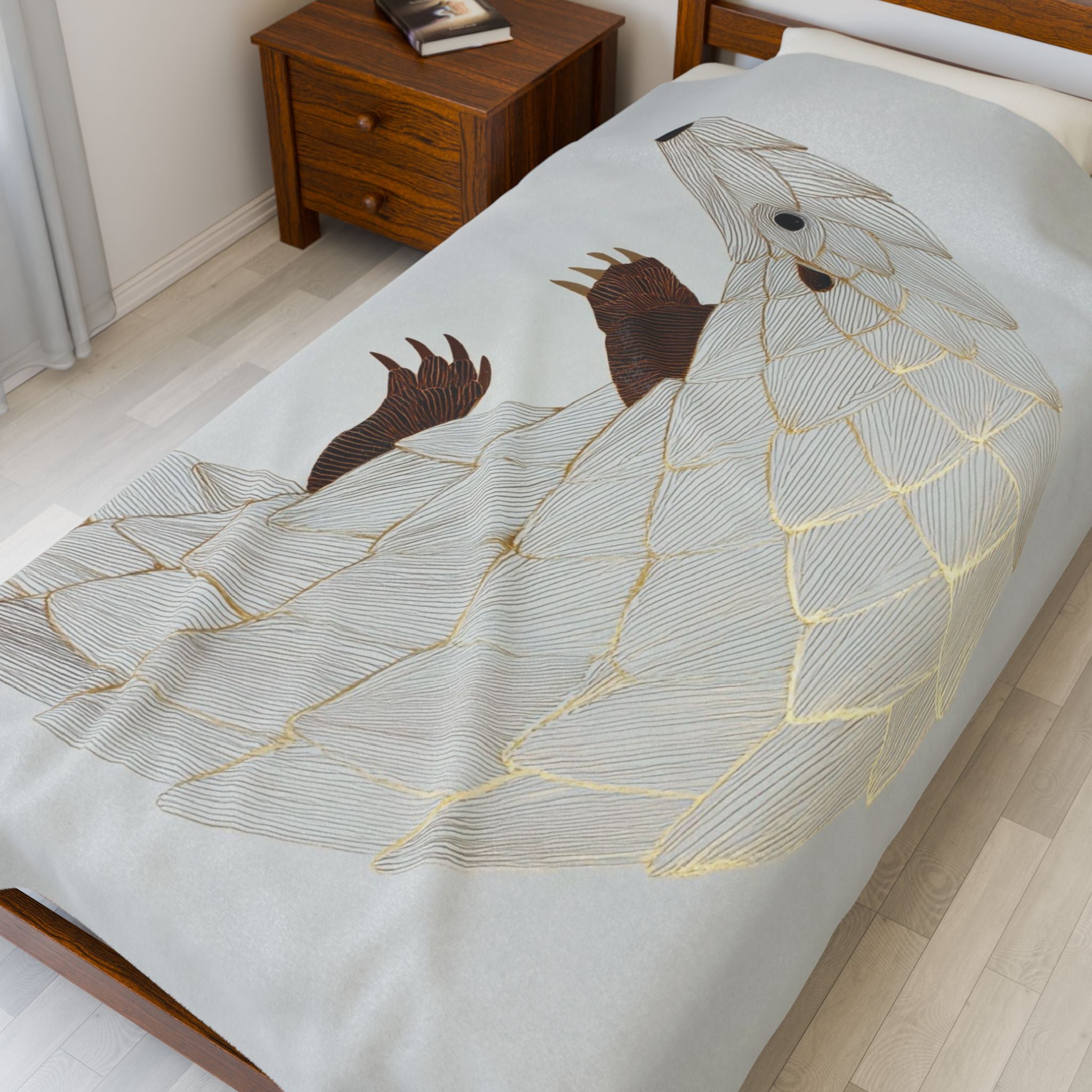 Geometric Hedgehog: Minimalist Wildlife Art, Contemporary Origami-Inspired Design   |    Custom Orders Available